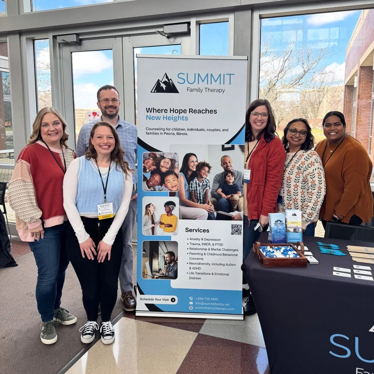 Give some love to Team Summit Family Therapy for representing central Illinois at the IAMFT annual conference! ❤️🧠📚

These conferences are an excellent opportunity to sharpen our clinical skills while making connections with other providers across 