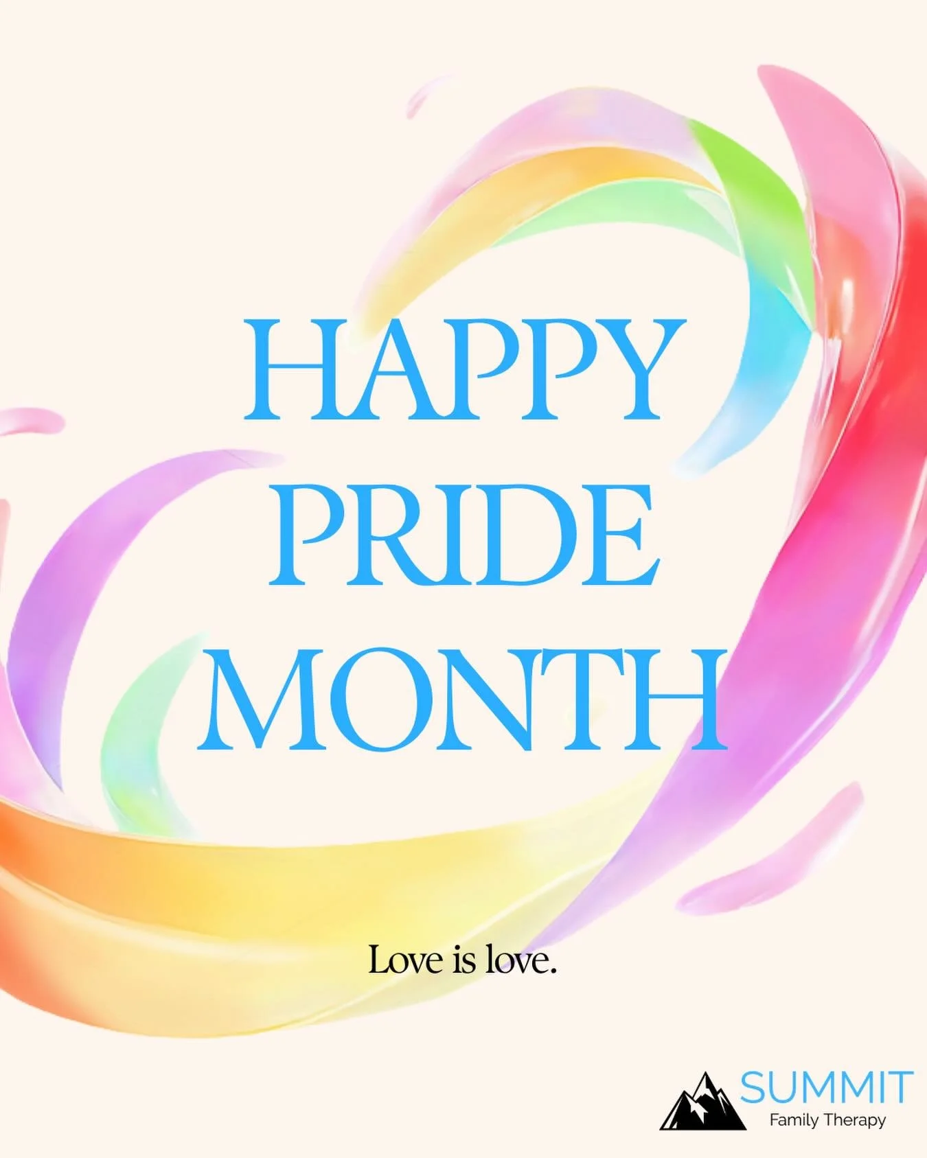🌈 Happy Pride Month!
 Mental health care is not a privilege for some&mdash;it&rsquo;s a right for everyone.

At Summit Family Therapy, we believe you deserve to be seen, heard, and supported exactly as you are. Not edited. Not explained away. Not &l