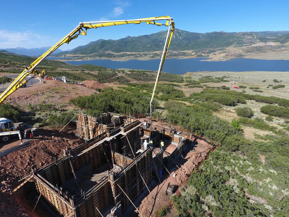 Hideout UT Silver Sky Lot 64 Aerial Site Overview