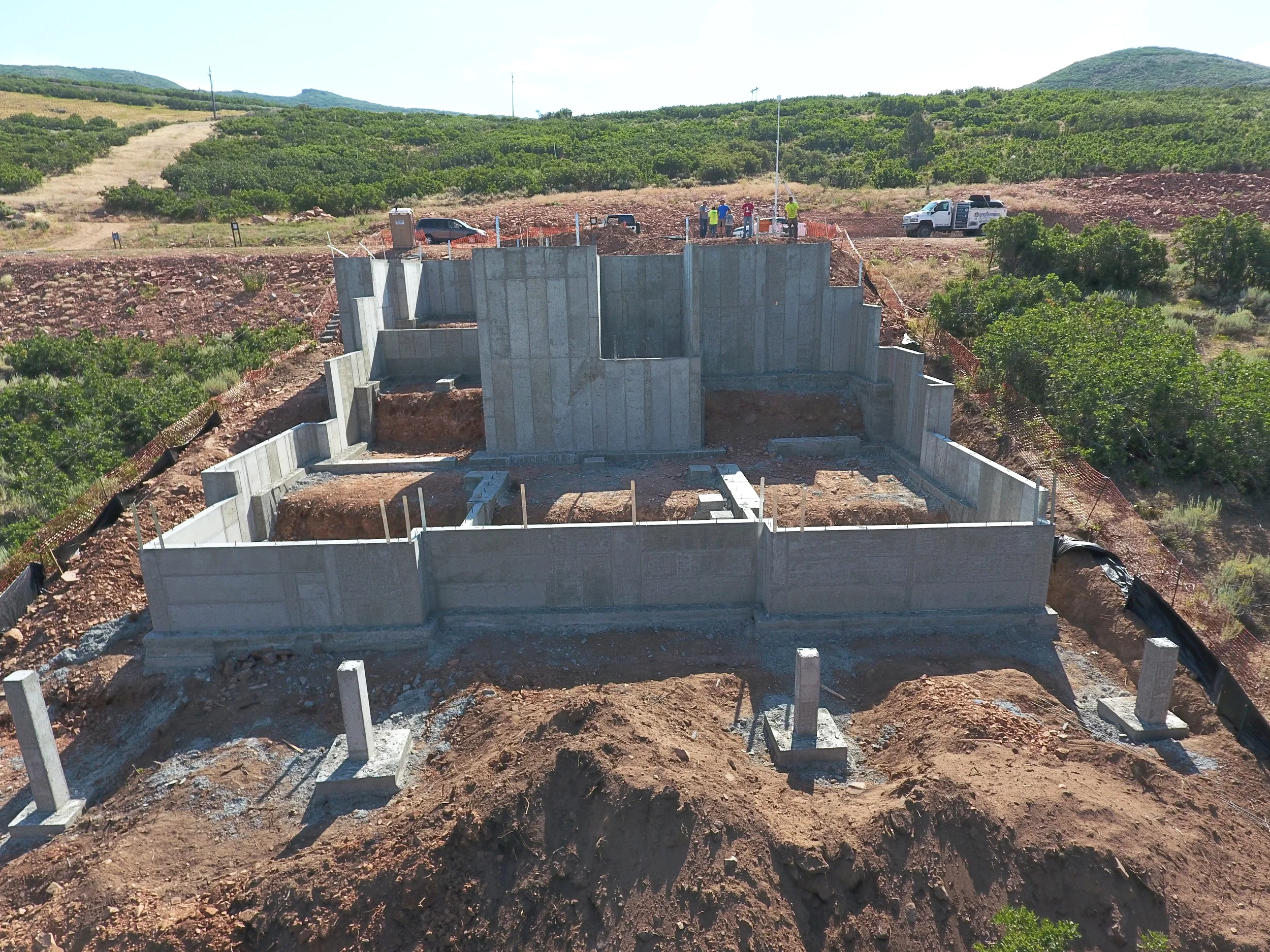 Finished Foundation Walls