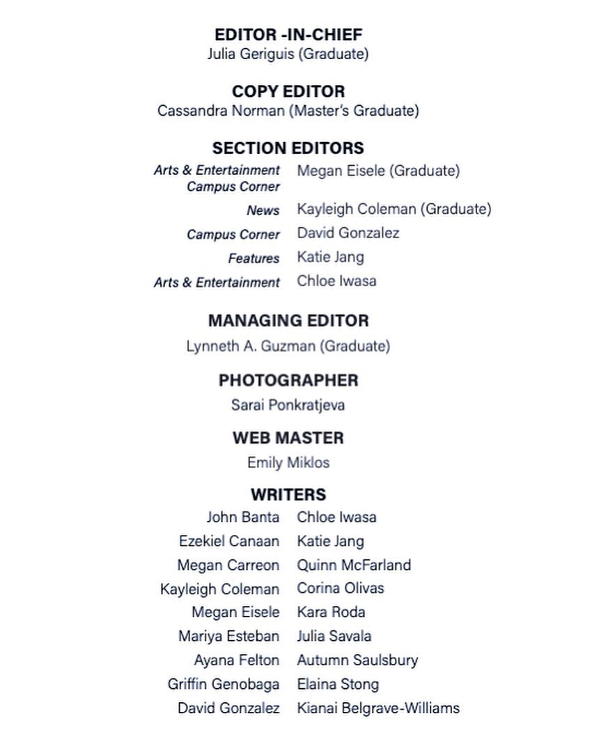Your 2022-2023 Criterion staff and contributors! AKA - A sneak peak at the first few pages of our graduation issue! To take a look at all our hard work this year, visit our site: CriterionNow.com! Link in bio 🔗