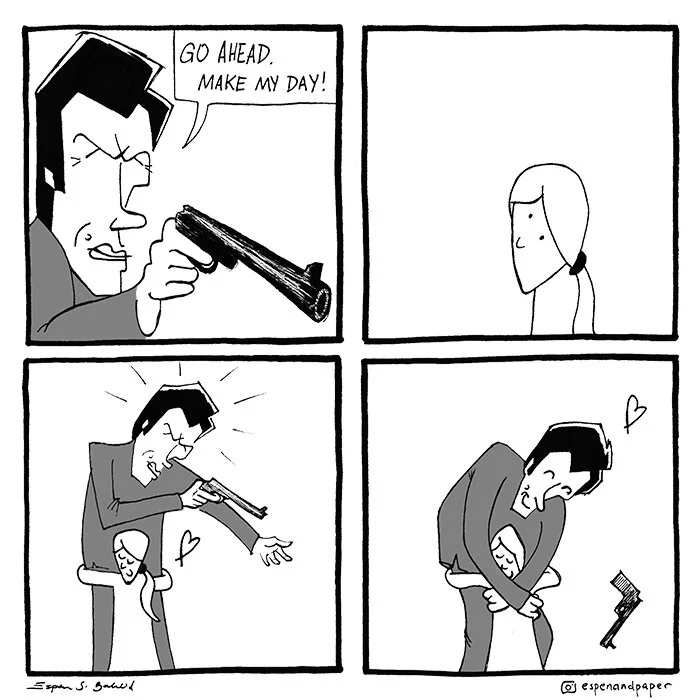 All Dirty Harry need is a hug