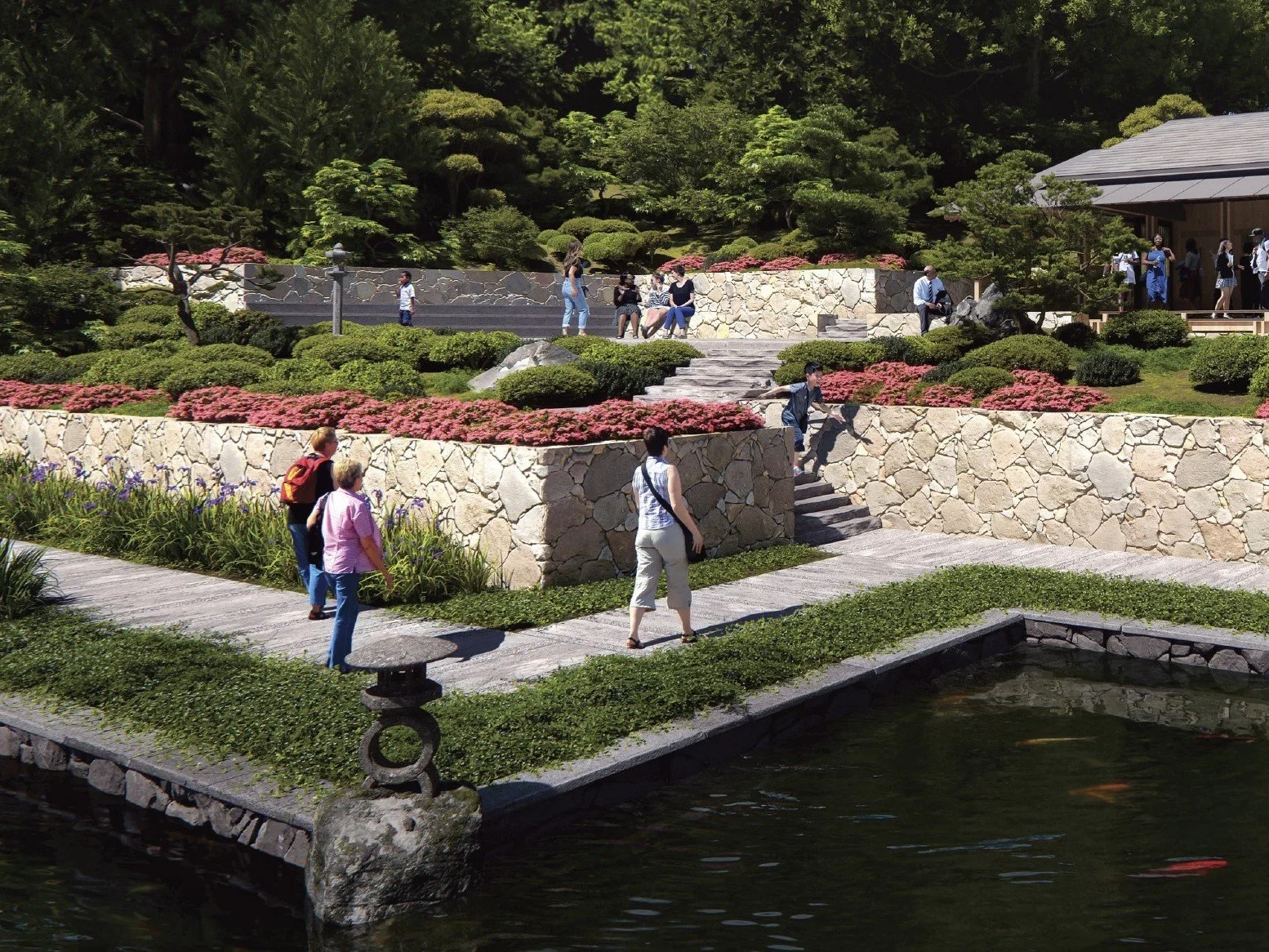 Ishigaki Wall and Accessible Pathway Project