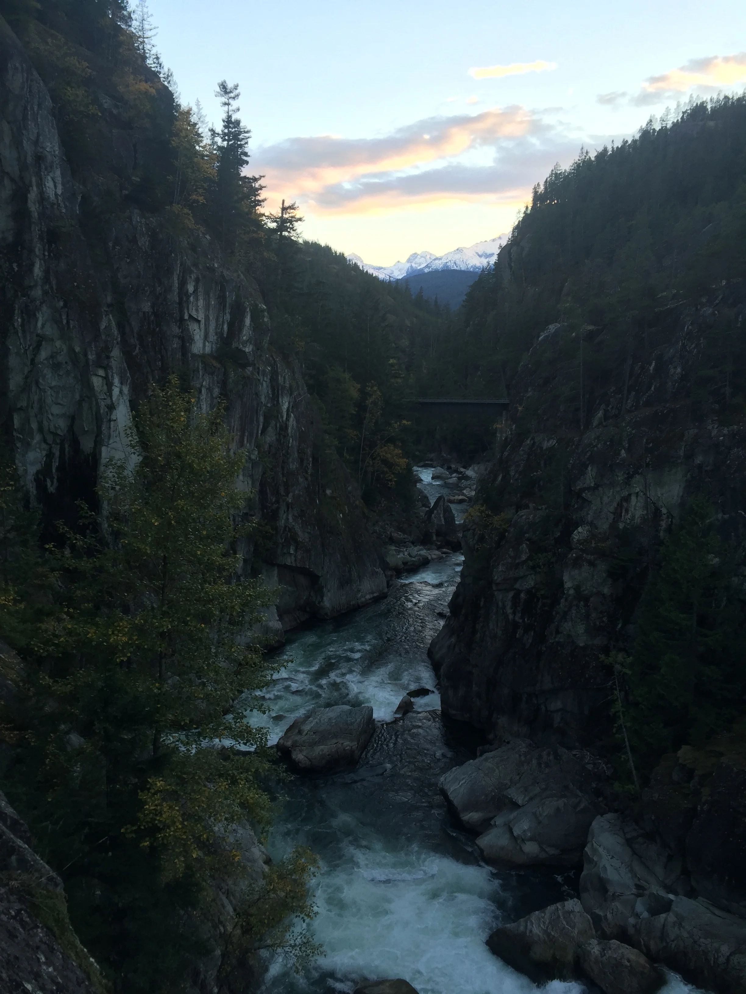 The view from where we bailed. Such picturesque failure.