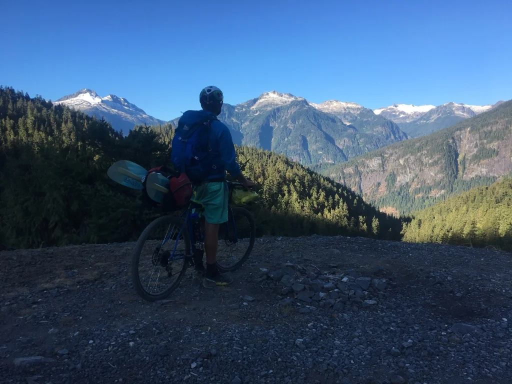 First view down the Squamish River valley.
