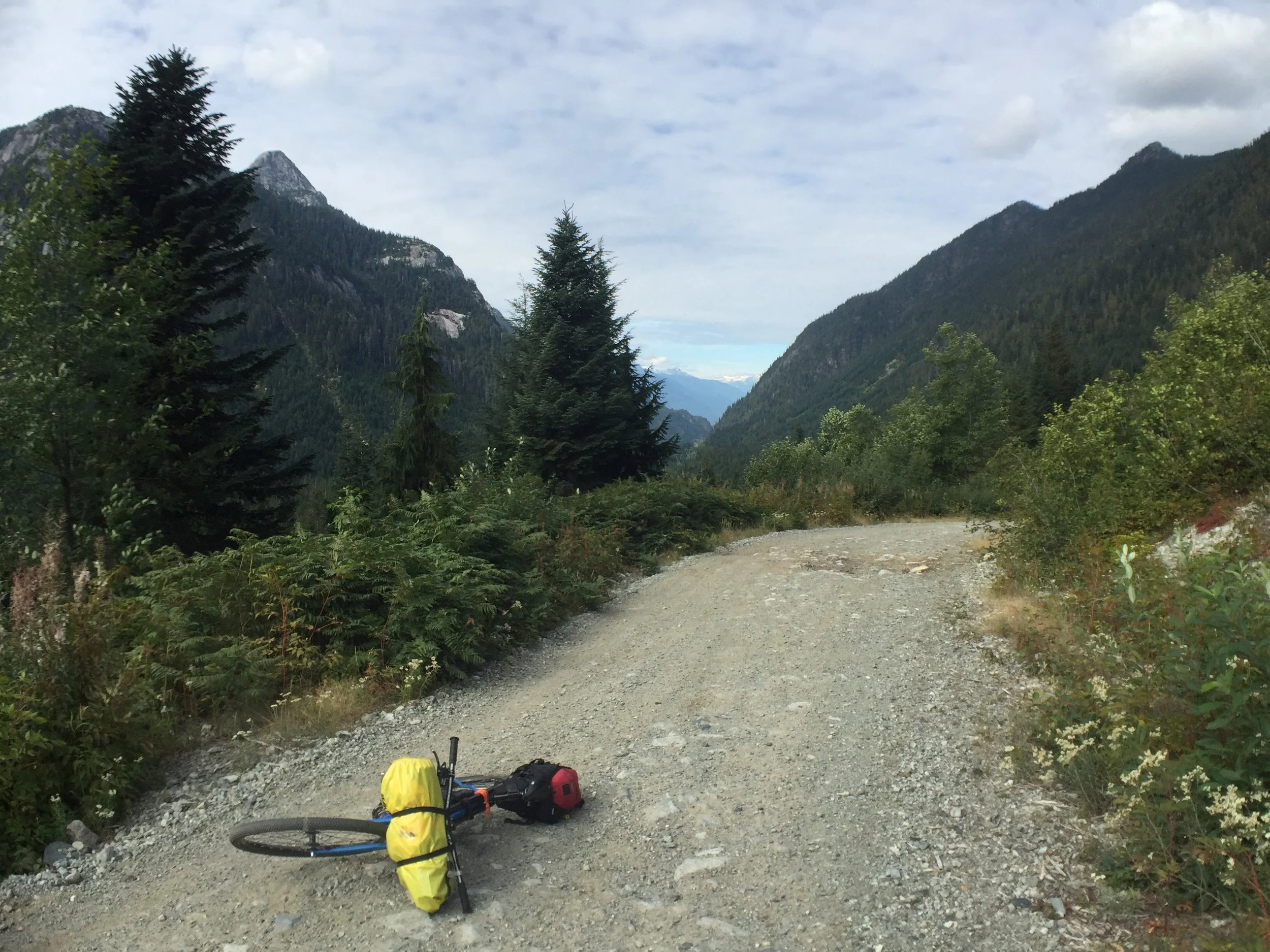 Near the top of the pass.