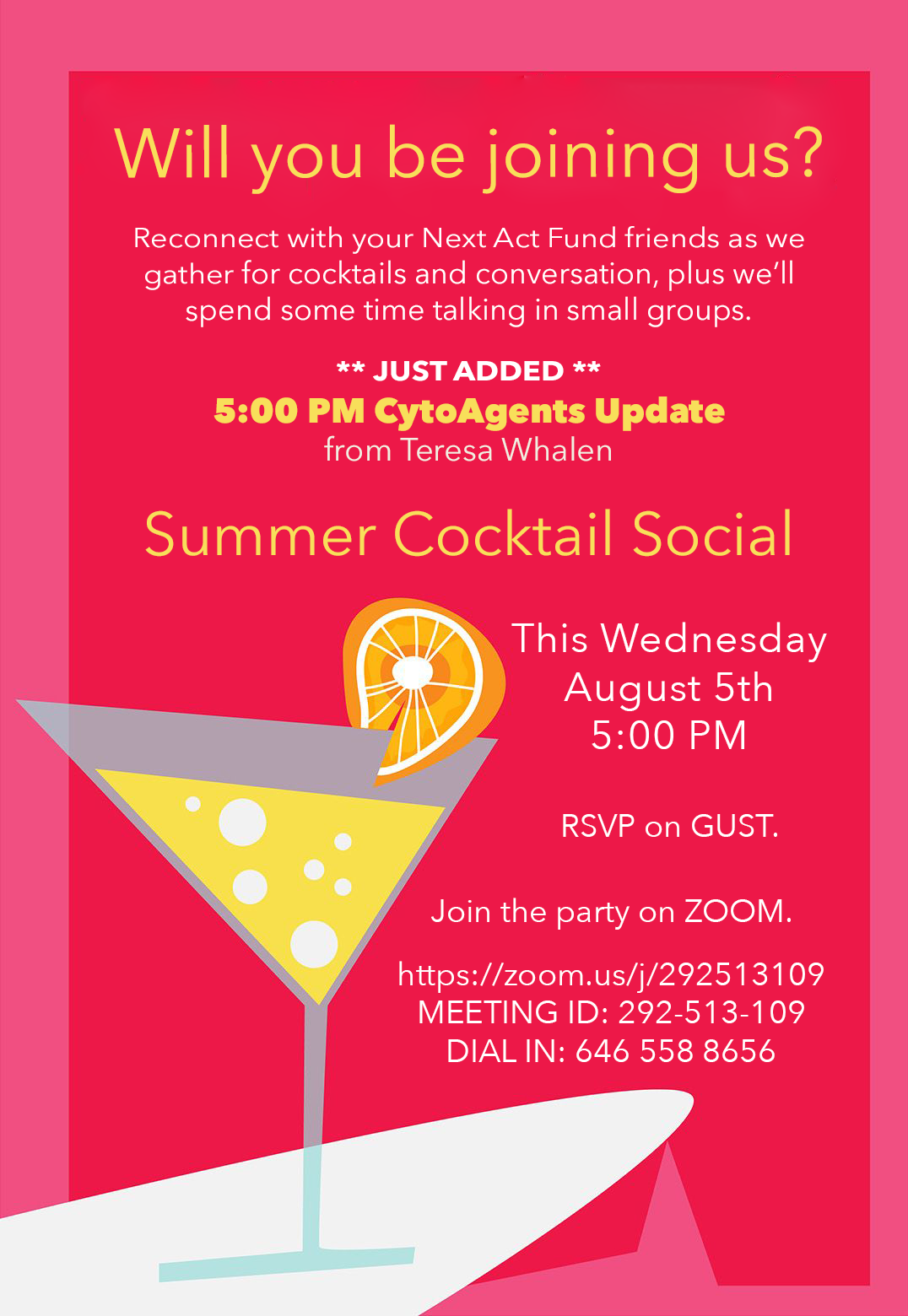 Our Summer Cocktail Social | ZOOM