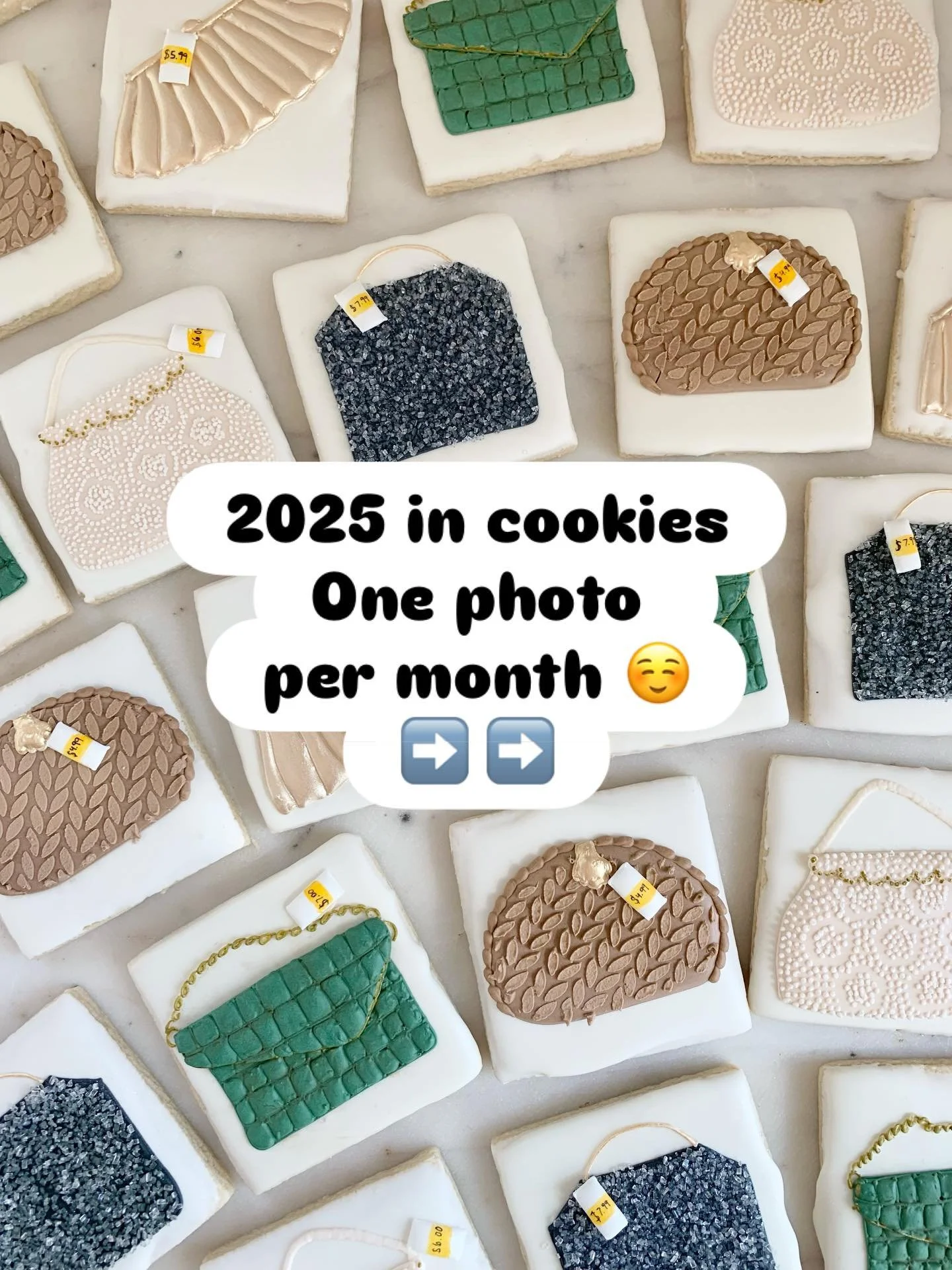 I would love to share every set from this year but we&rsquo;d be here all day! So here&rsquo;s a look back at one cookie set from each month this year. 

I&rsquo;m so lucky to be excited to make more cookie art in 2026! Cheers to you all for a happy 