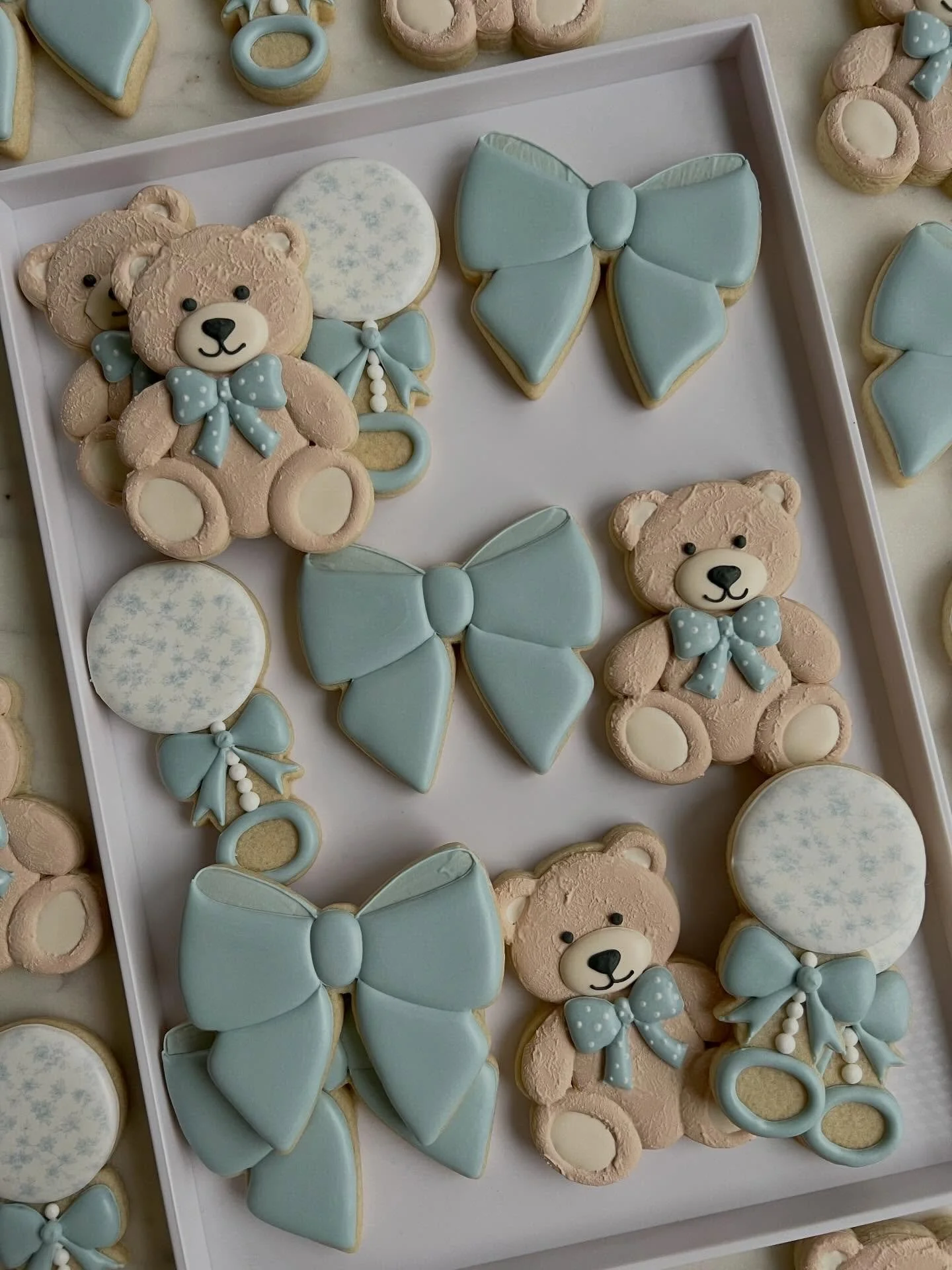 Beary cute&hellip;.especially with those little bow ties! 🥹
.
.
.
#fairfieldct #fairfieldcountyct #ctcookies #ctfoodie #ctbakery