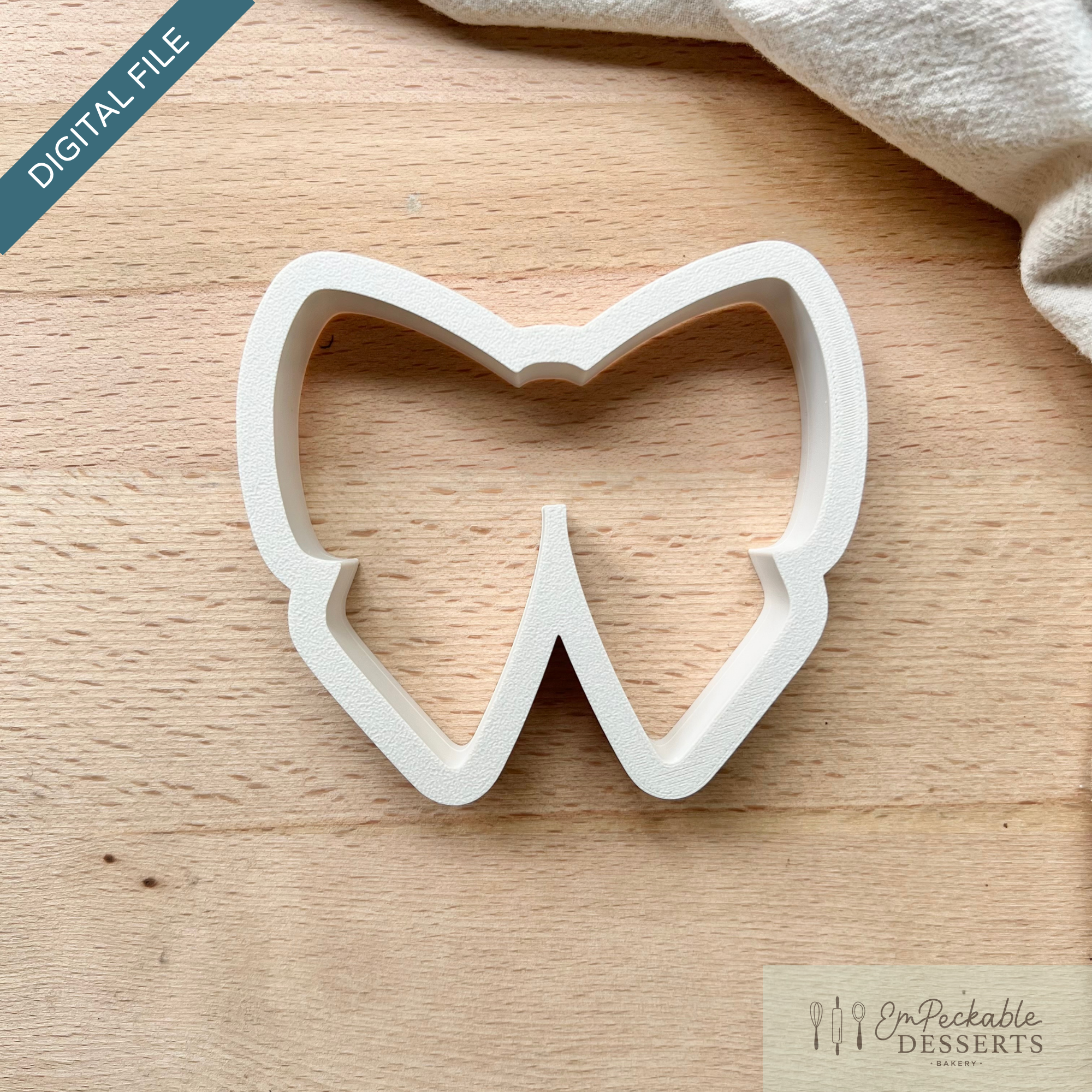 Bow #1 Cookie Cutter STL File