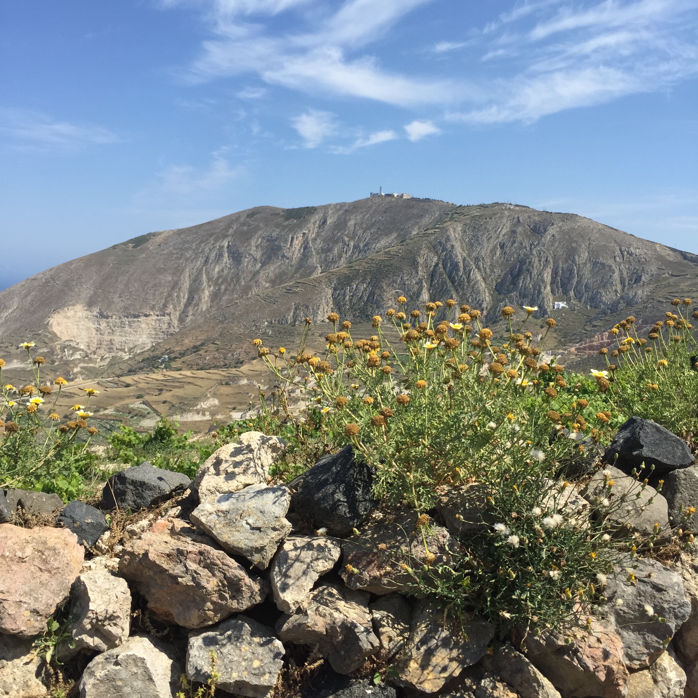 PYRGOS is the highest point of the island