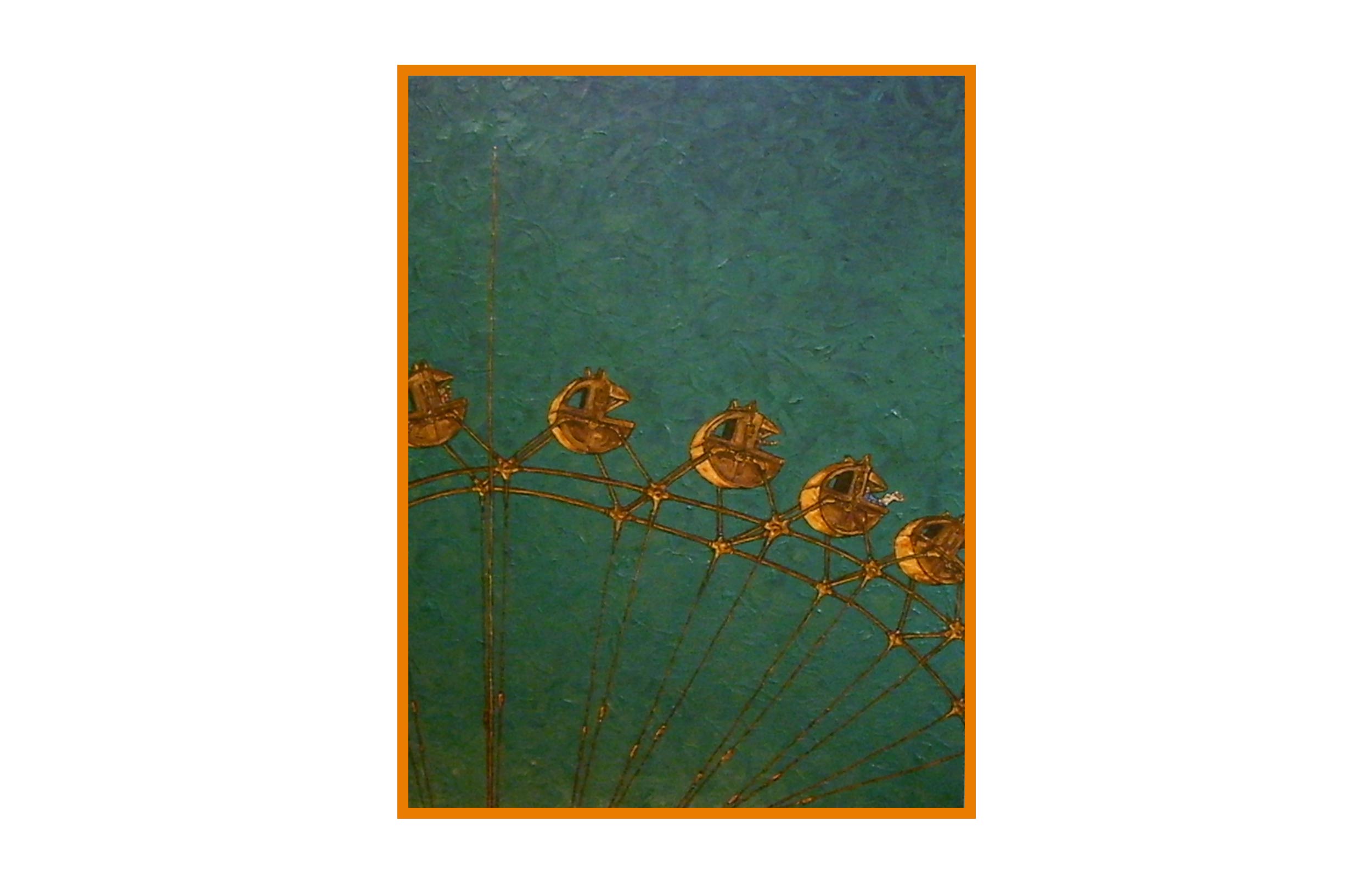 freindly ferris - 36"w x 48"h - oil on canvas