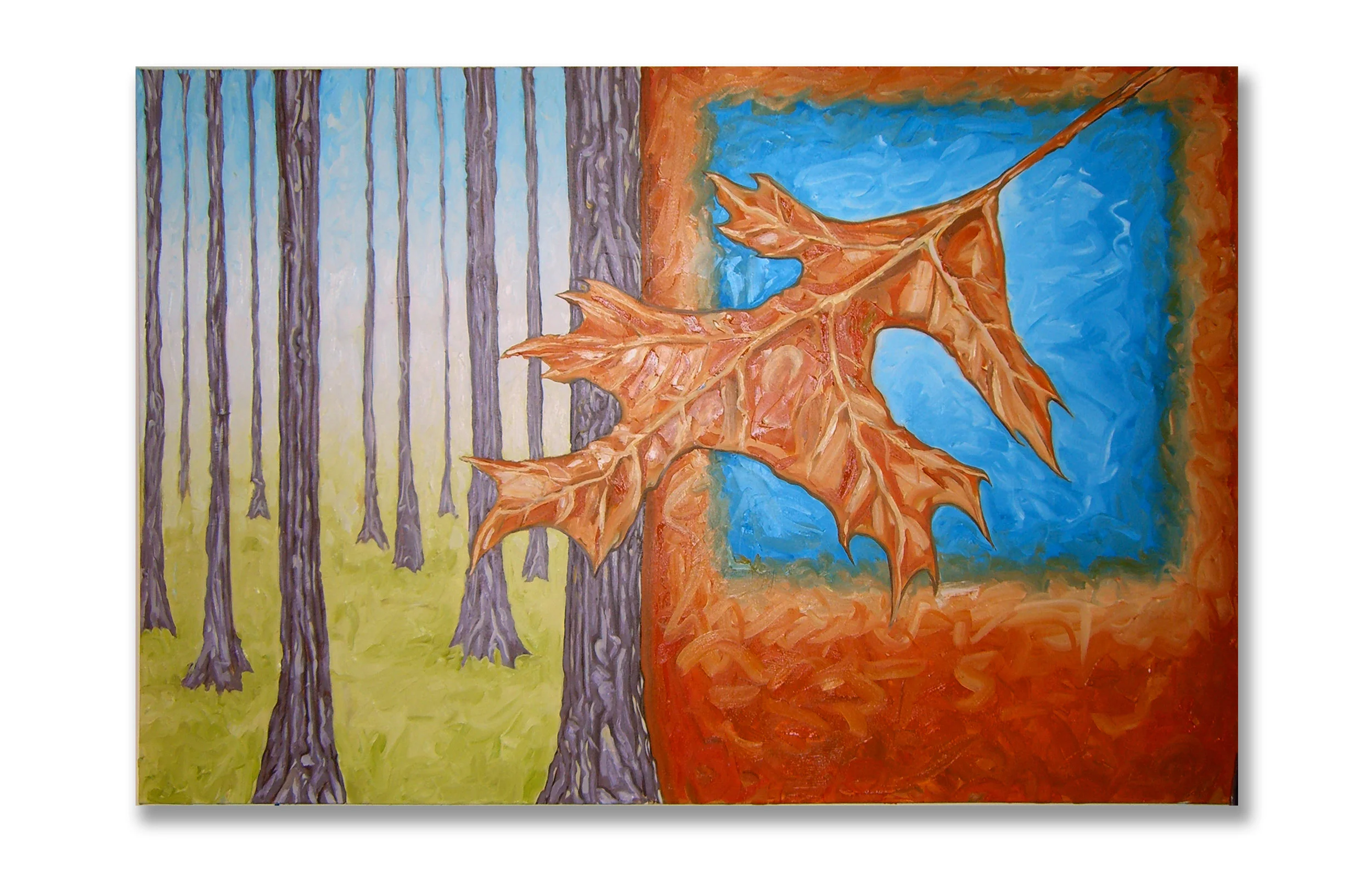 for rest - 72"w x 48"h - oil on canvas