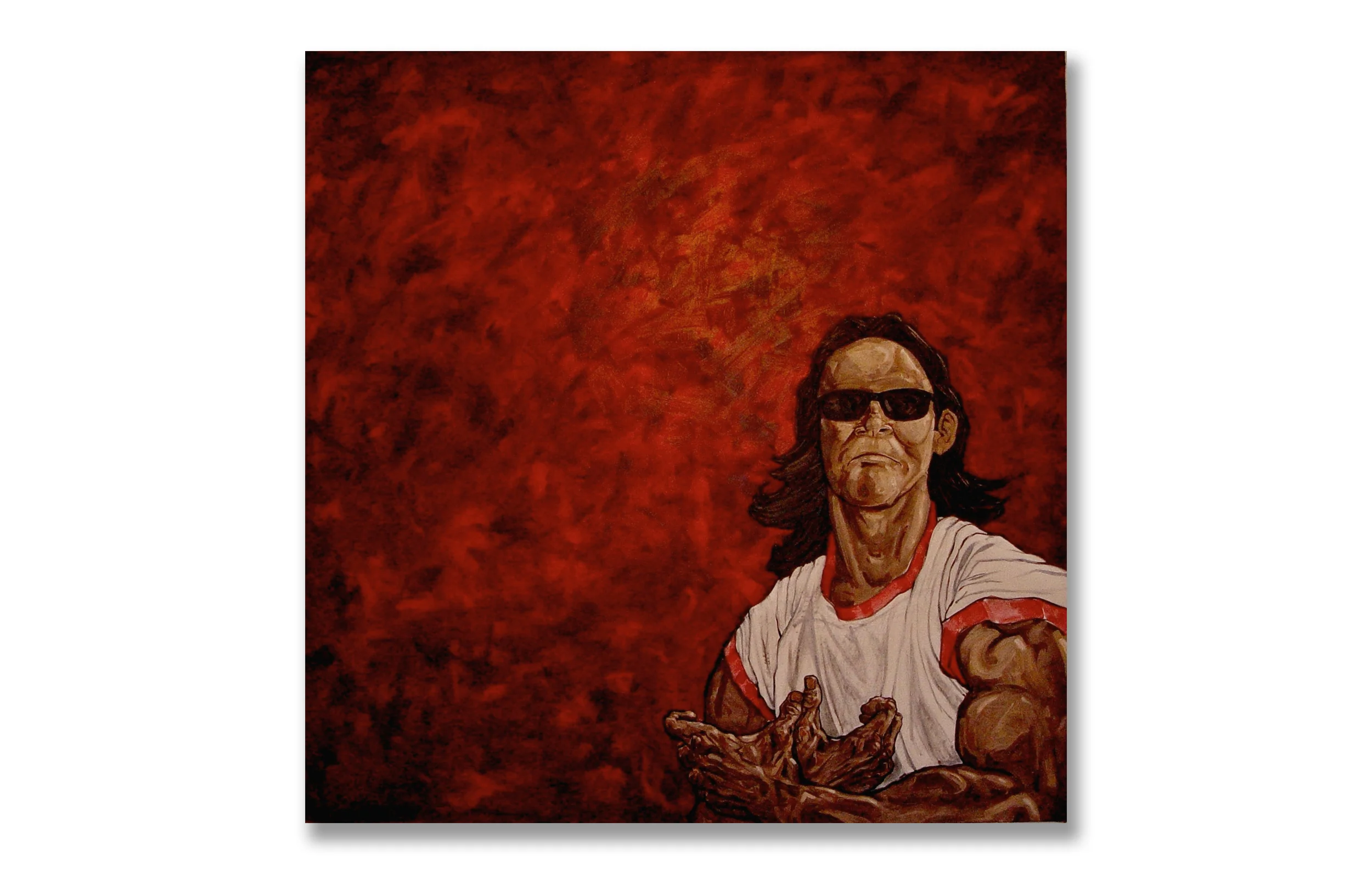 brother jim - 60"w x 60"h - oil on canvas