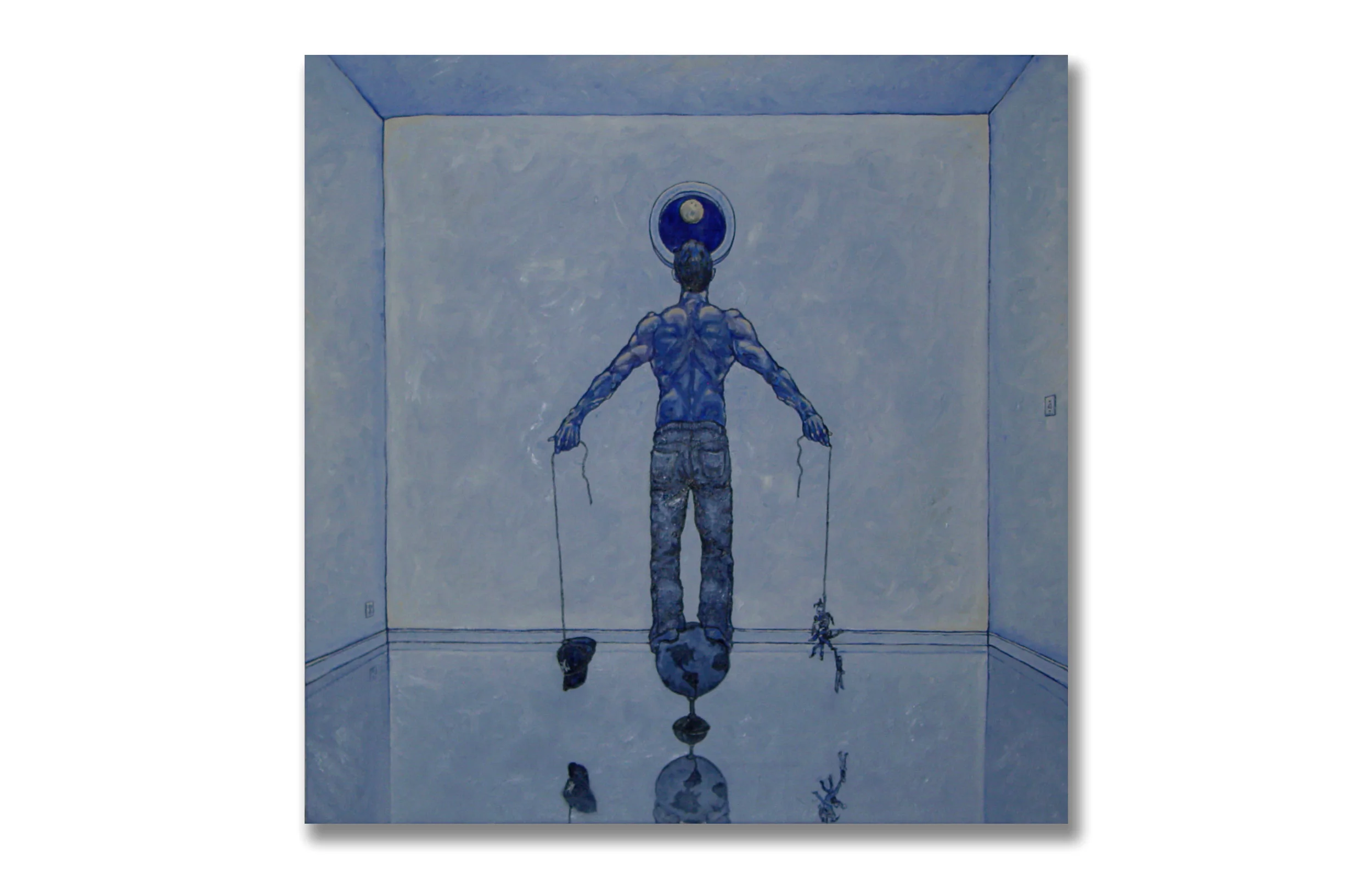 on top of the world - 24"w x 24"h - oil on canvas