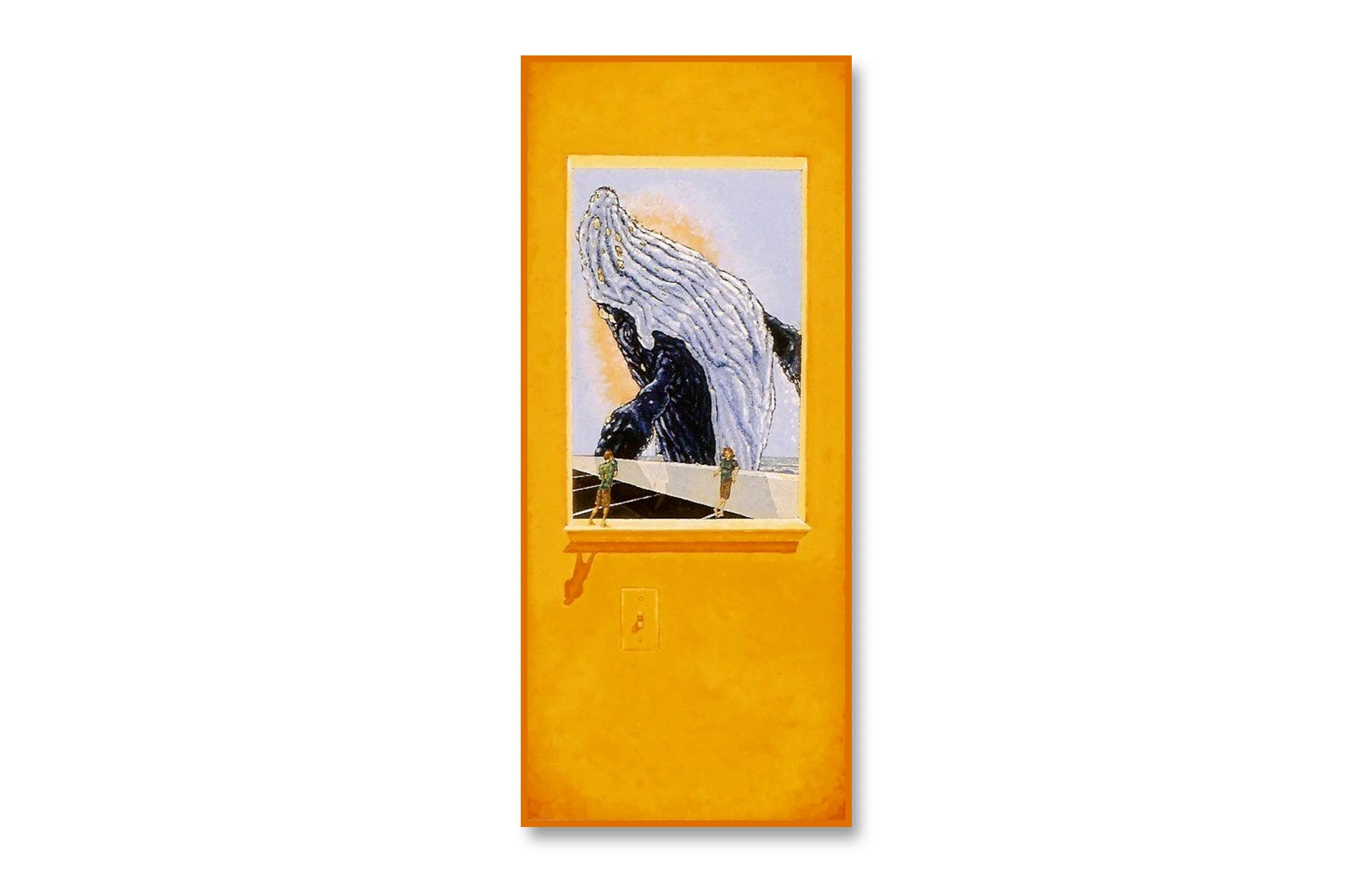 tall tail - 24"w x 48"h - oil on canvas