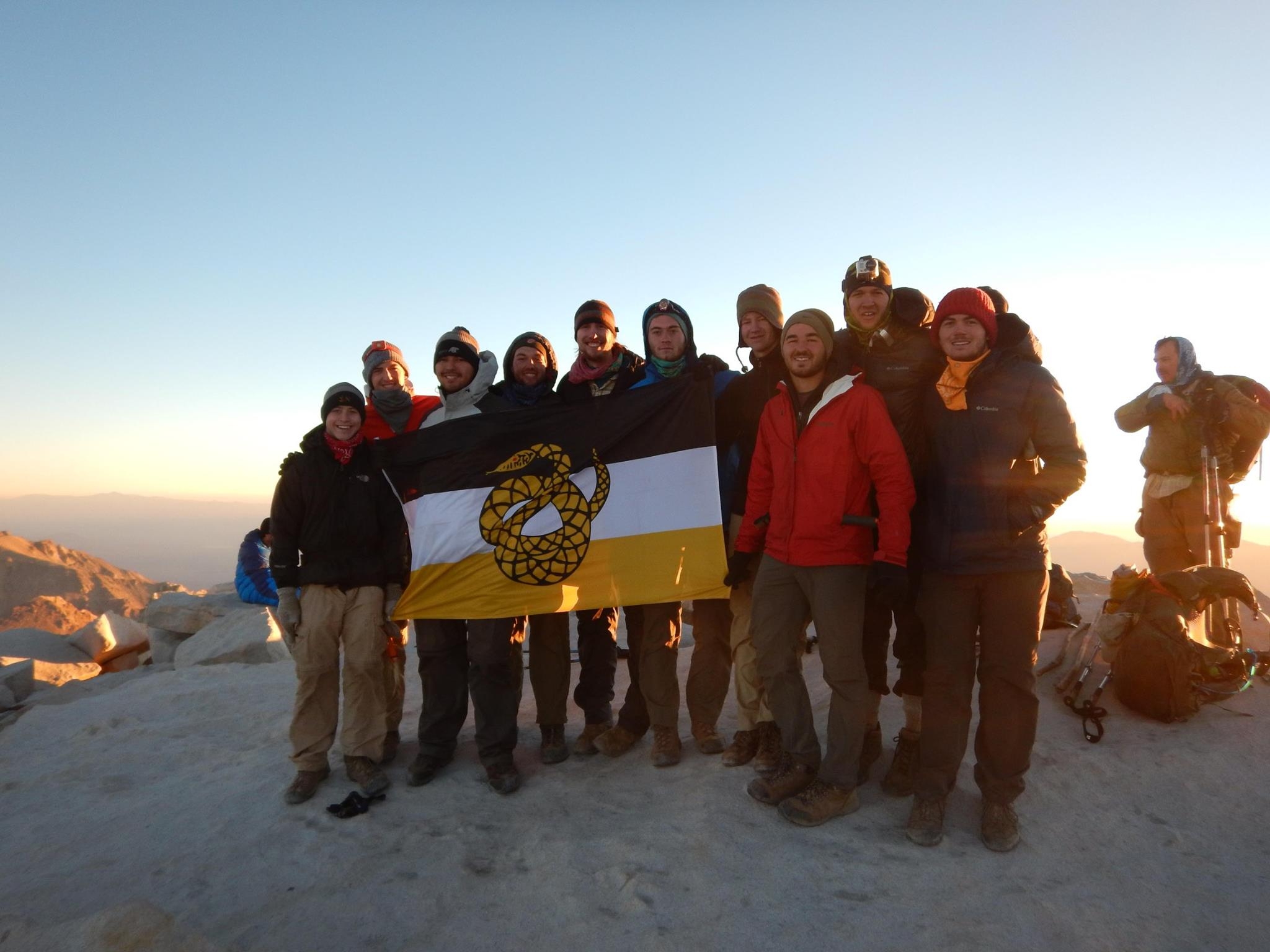 Trekking for the Troops 2016, atop Mt. Whitney