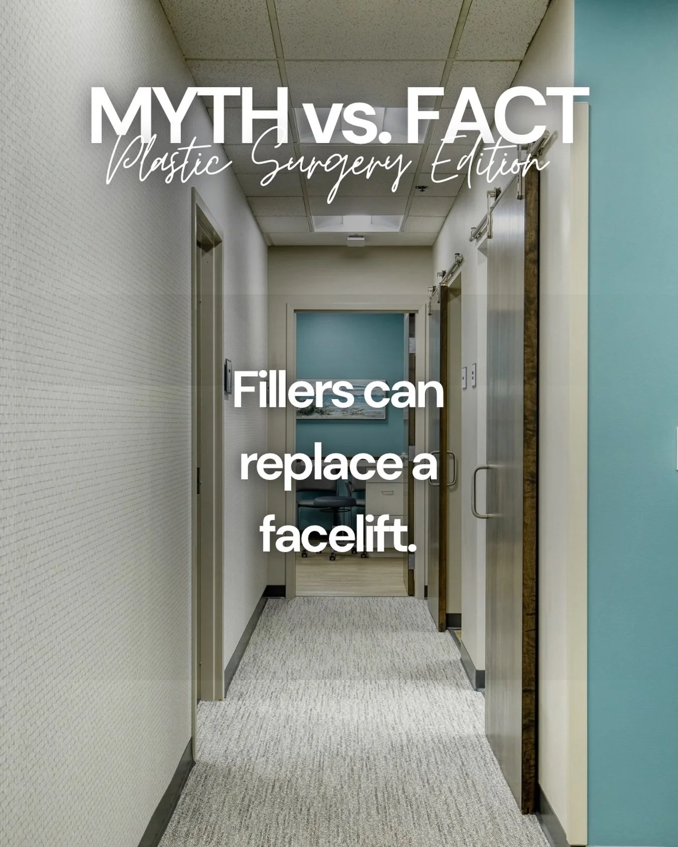FACT: They do completely different things.

Fillers are great for restoring volume&mdash;think cheeks, lips, under-eyes. They can soften lines and enhance features, but they don&rsquo;t lift or tighten skin.

A facelift, on the other hand, addresses 