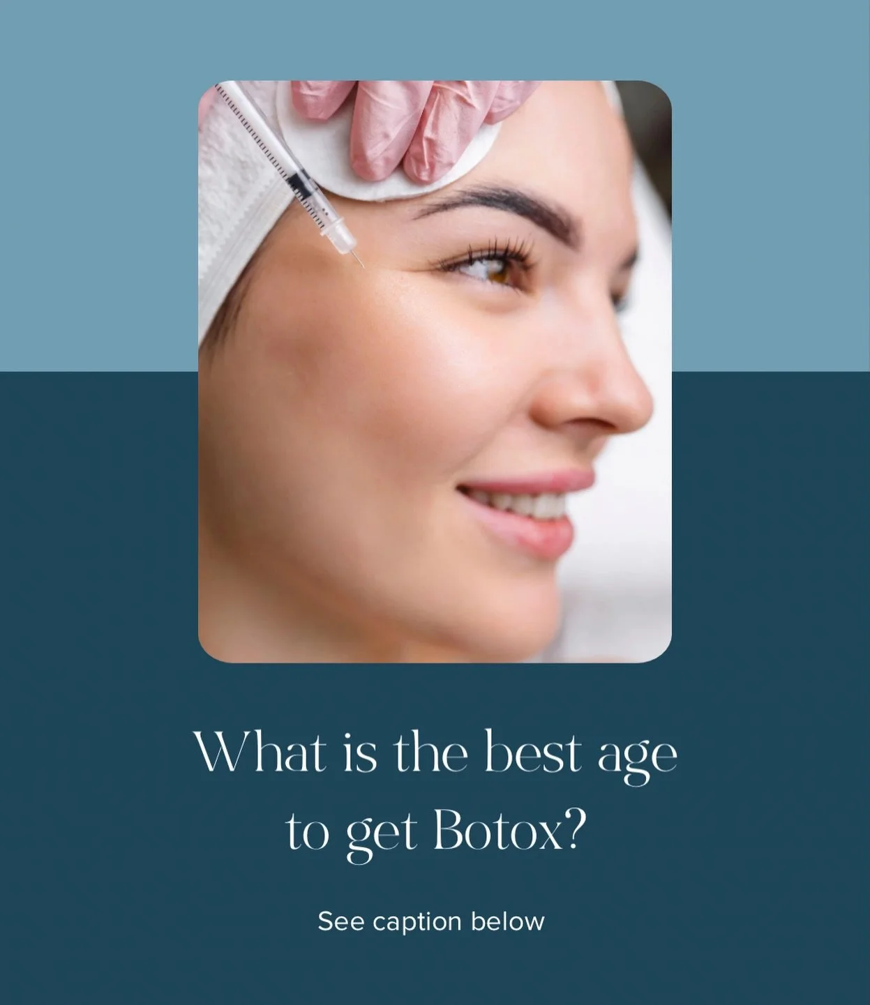 There&rsquo;s no &ldquo;perfect&rdquo; age&mdash;it&rsquo;s more about timing than a number.

Some patients start in their late 20s&ndash;30s for prevention, while others begin later to soften existing lines.

The goal is simple: treat early enough t