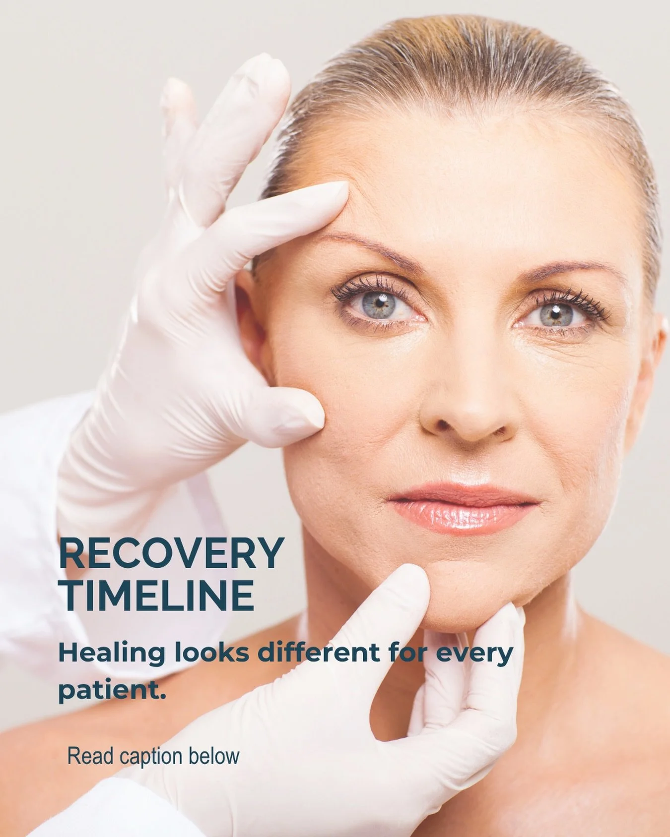 Healing looks different for every patient.
Your recovery depends on the procedure, your overall health, postsurgical nutrition, activity levels and how closely you follow aftercare instructions.
Having a candid conversation with your plastic surgeon 
