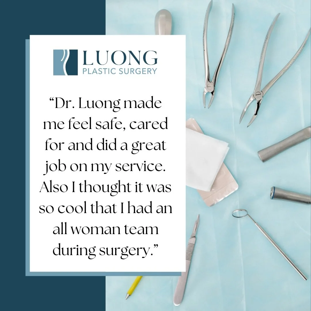 Hearing feedback like this means everything to our team. We also love that she felt empowered and supported by an all-women surgical team during her procedure.