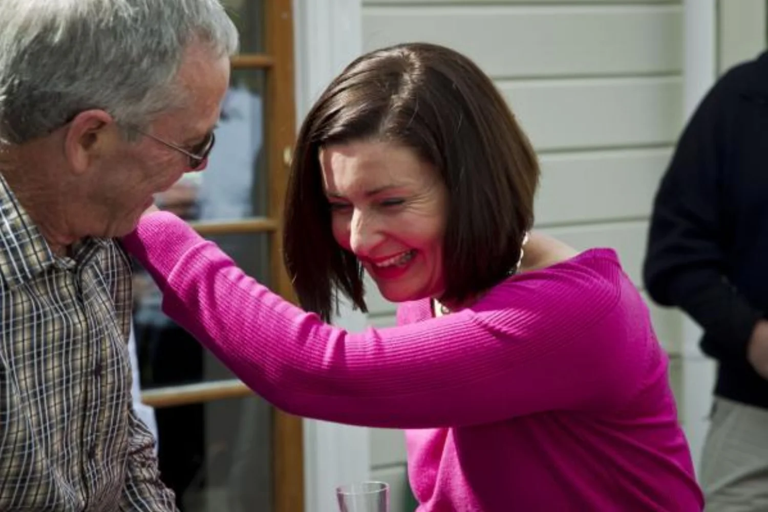 Laughter. Nothing beats it. (Photo courtesy Nelson Mail)
