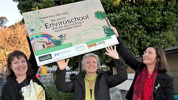 Starting them off early with Enviroschools (Photo courtesy Nelson Mail).