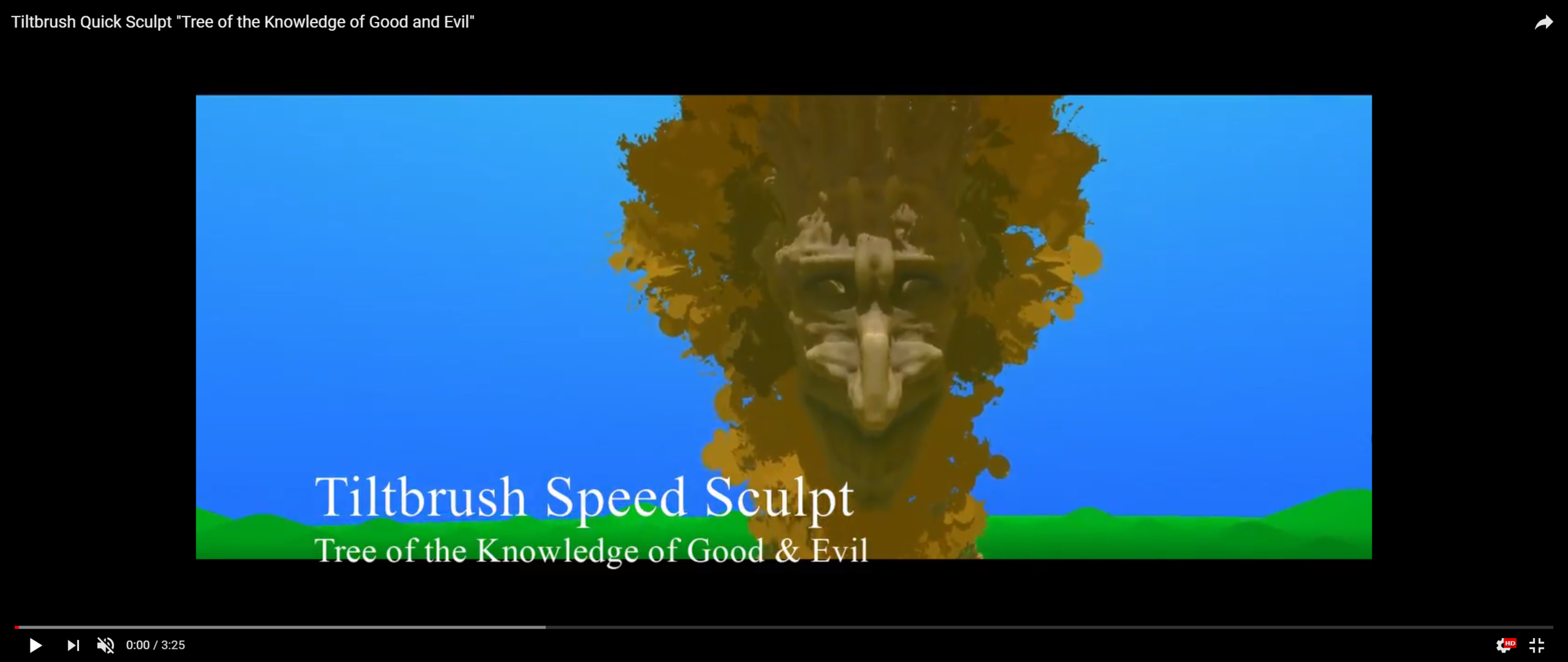 Speed Sculpt: "The Garden" WIP