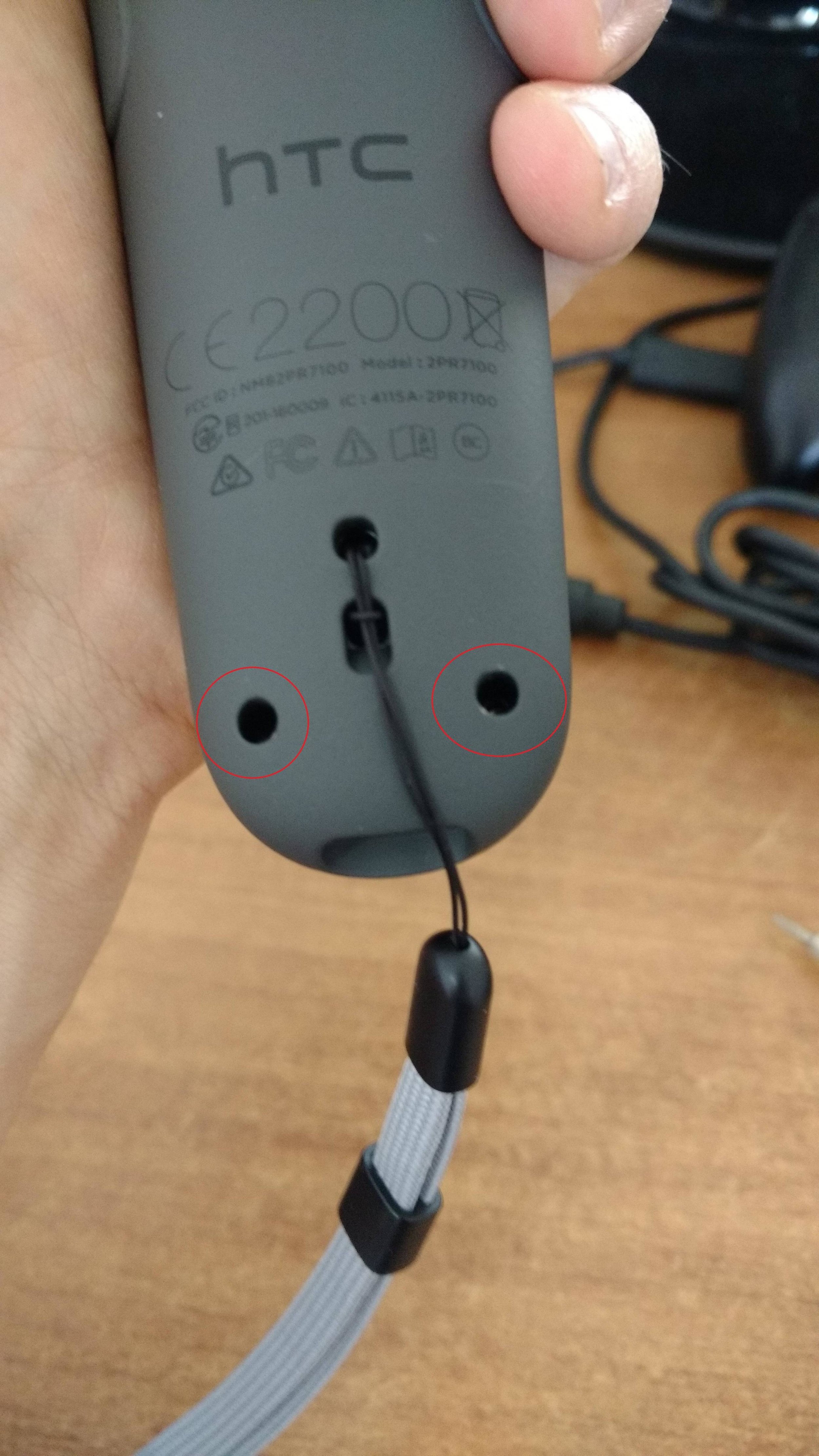 1. Begin by removing the two screws at the bottom of the wand with your TX5 screwdriver.