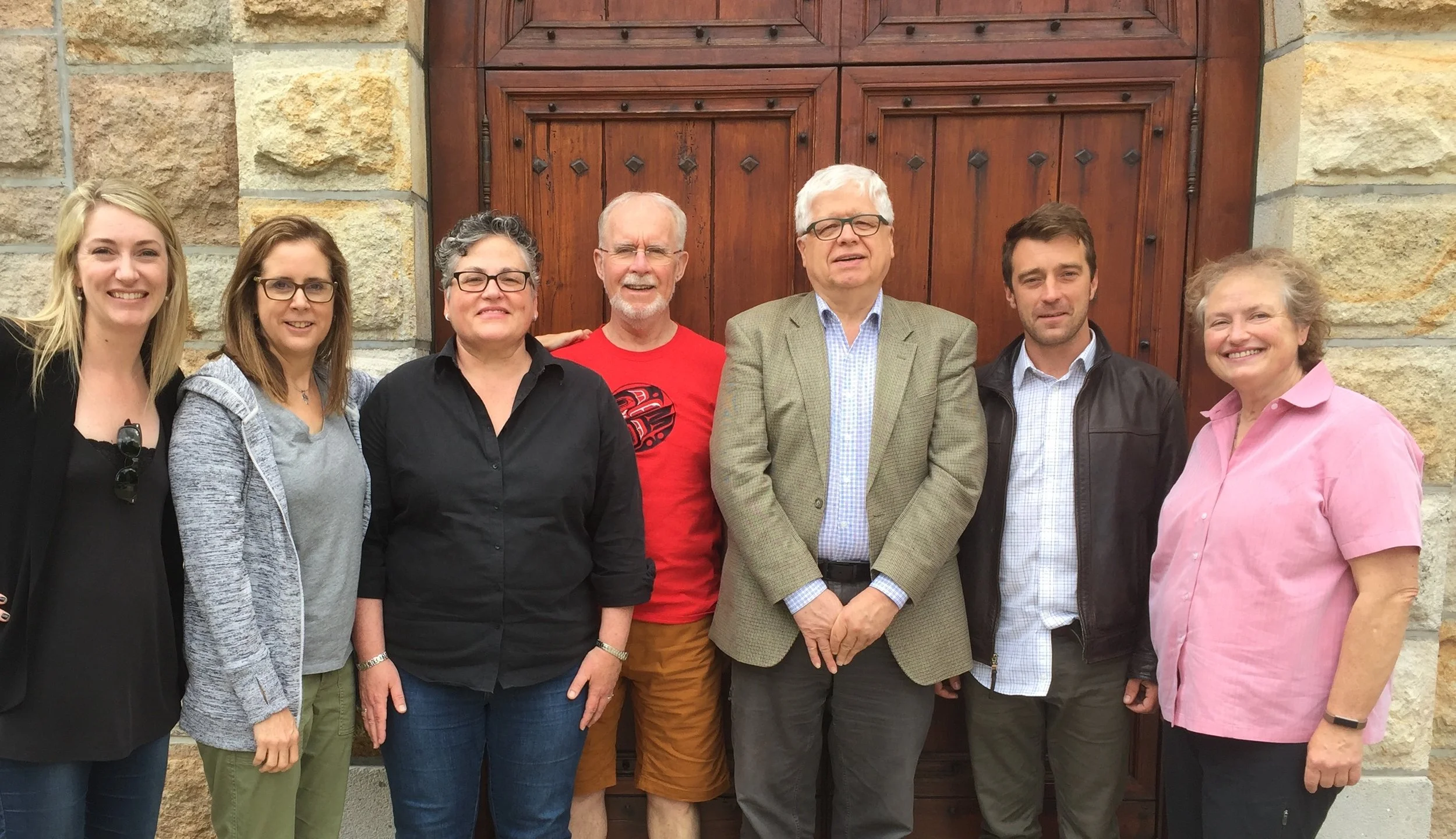 Left to Right: Audrey Denney, Diane Paulsell, Kathy Veit, Glen Mitchel, Doug Mouncey, Noah Bullock, Beth Hershenhart Not Pictured: Amy Denney Zuniga