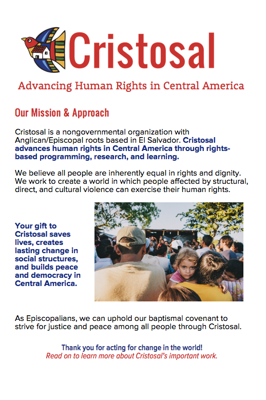 Church Bulletin Insert