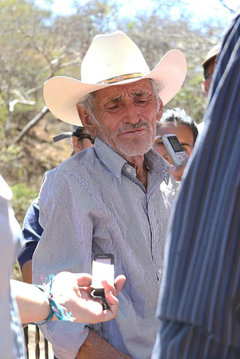 Amado Carillo gives his testimony / Photo Cristosal