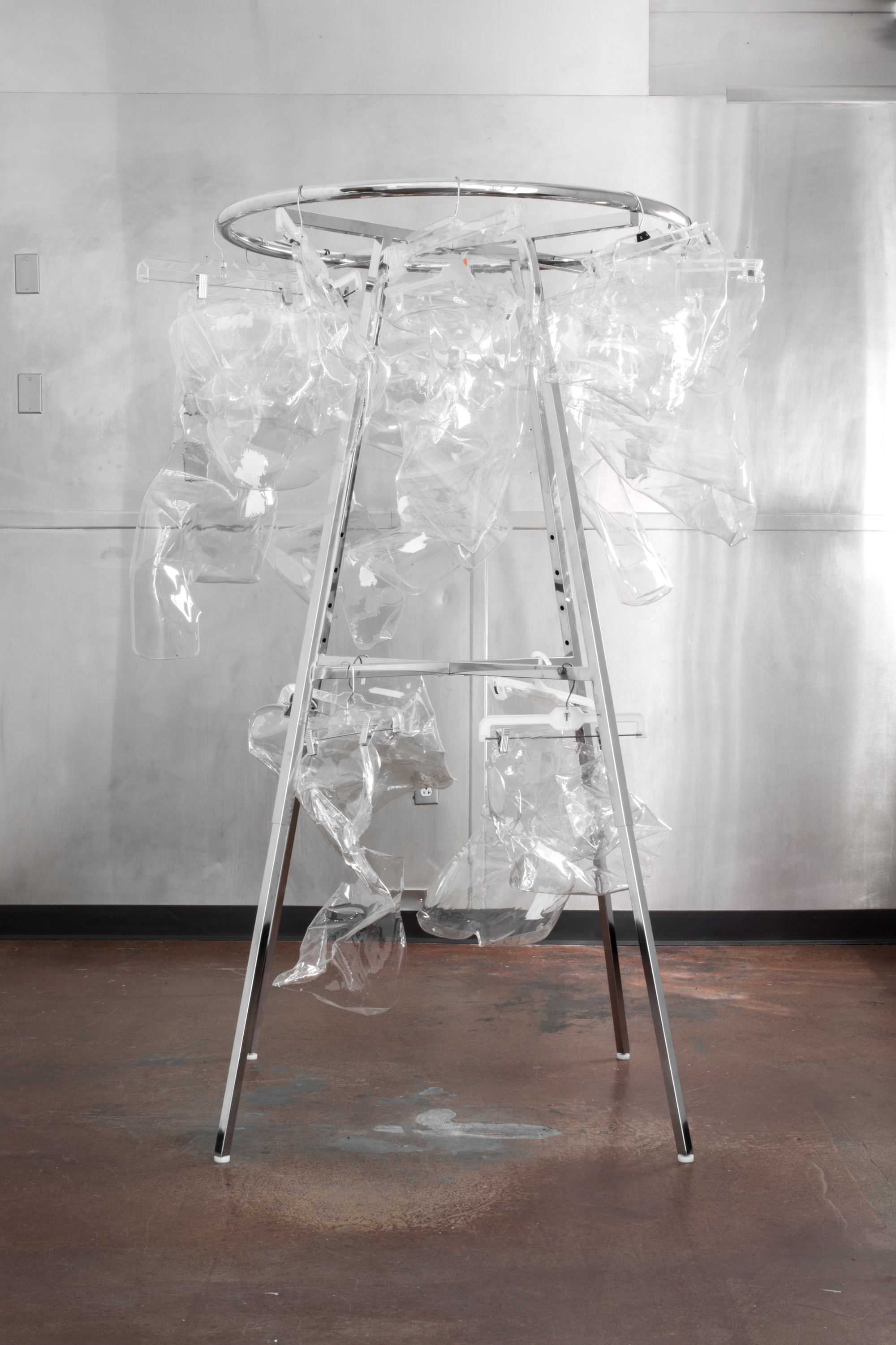 PROMISE OF HAPPINESS   |   SHOPPING RACK, PLASTIC BODY FORMS, HANGERS   |   8'X3.5'X3'