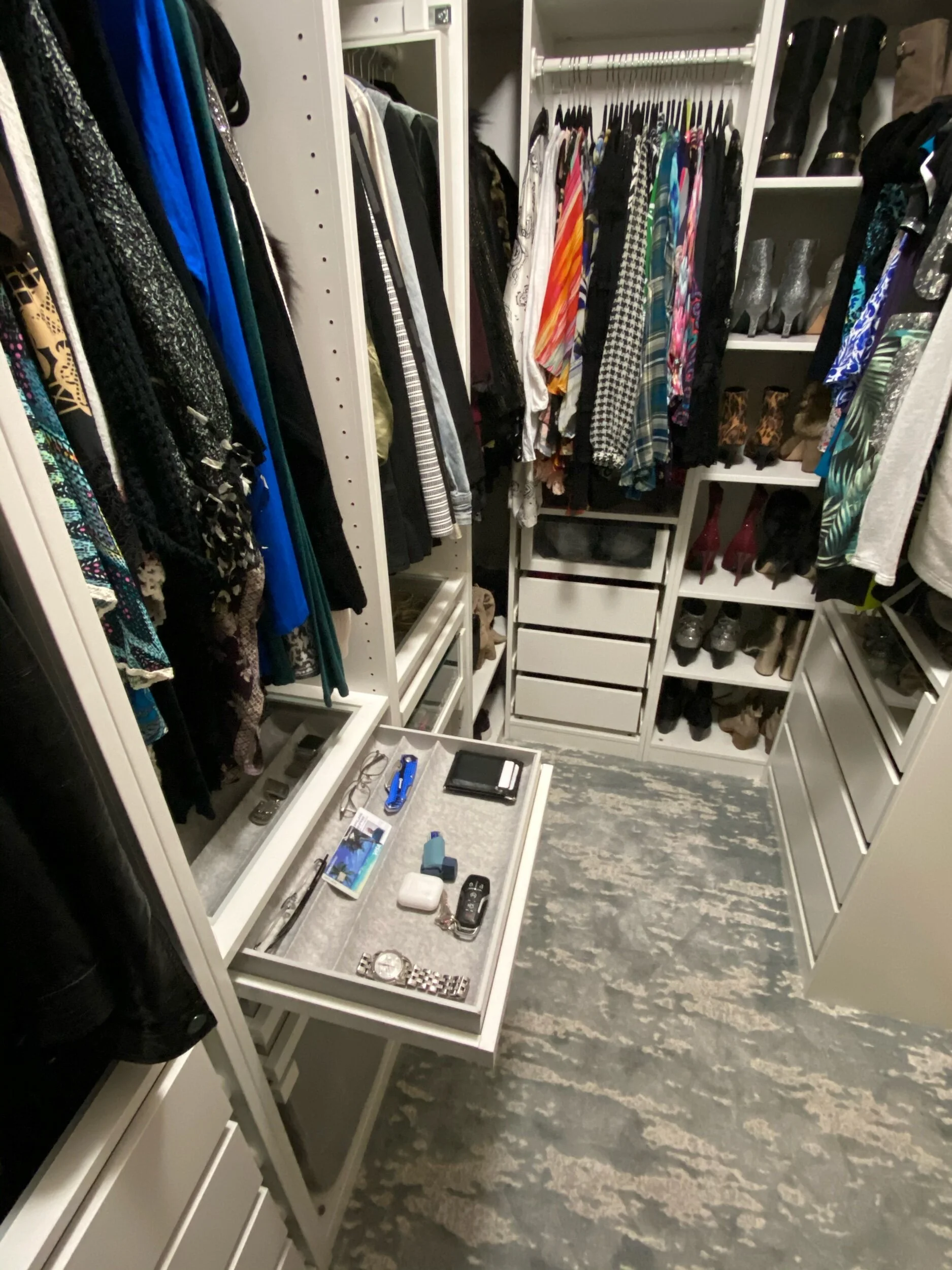 Master Closet Storage