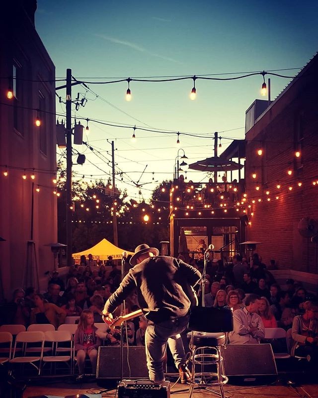 Amazing shot from @starr_angel of @alexguthrie!  We love Alpharetta and being a part of this amazing community.  More live music is coming to this stage on Saturday November 10th when @butcherandbrew has their 2nd Annual Butcher &amp; Brew Fest!  Unl