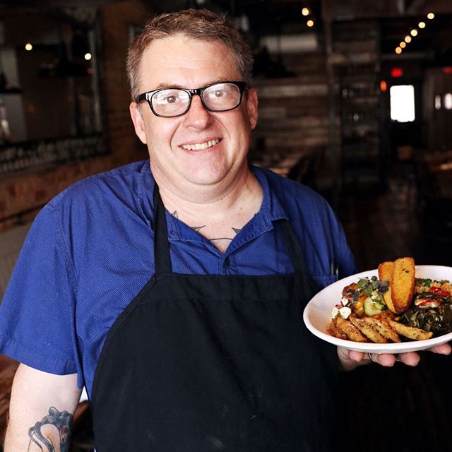 Meet our chef! &ldquo;It&rsquo;s coming from nearby, fresh and simply prepared. That&rsquo;s part of Southern food -always has been.&rdquo; -Andy Underwood Thank you @farmdus for sharing our passion and our kitchen!  #southmainkitchen