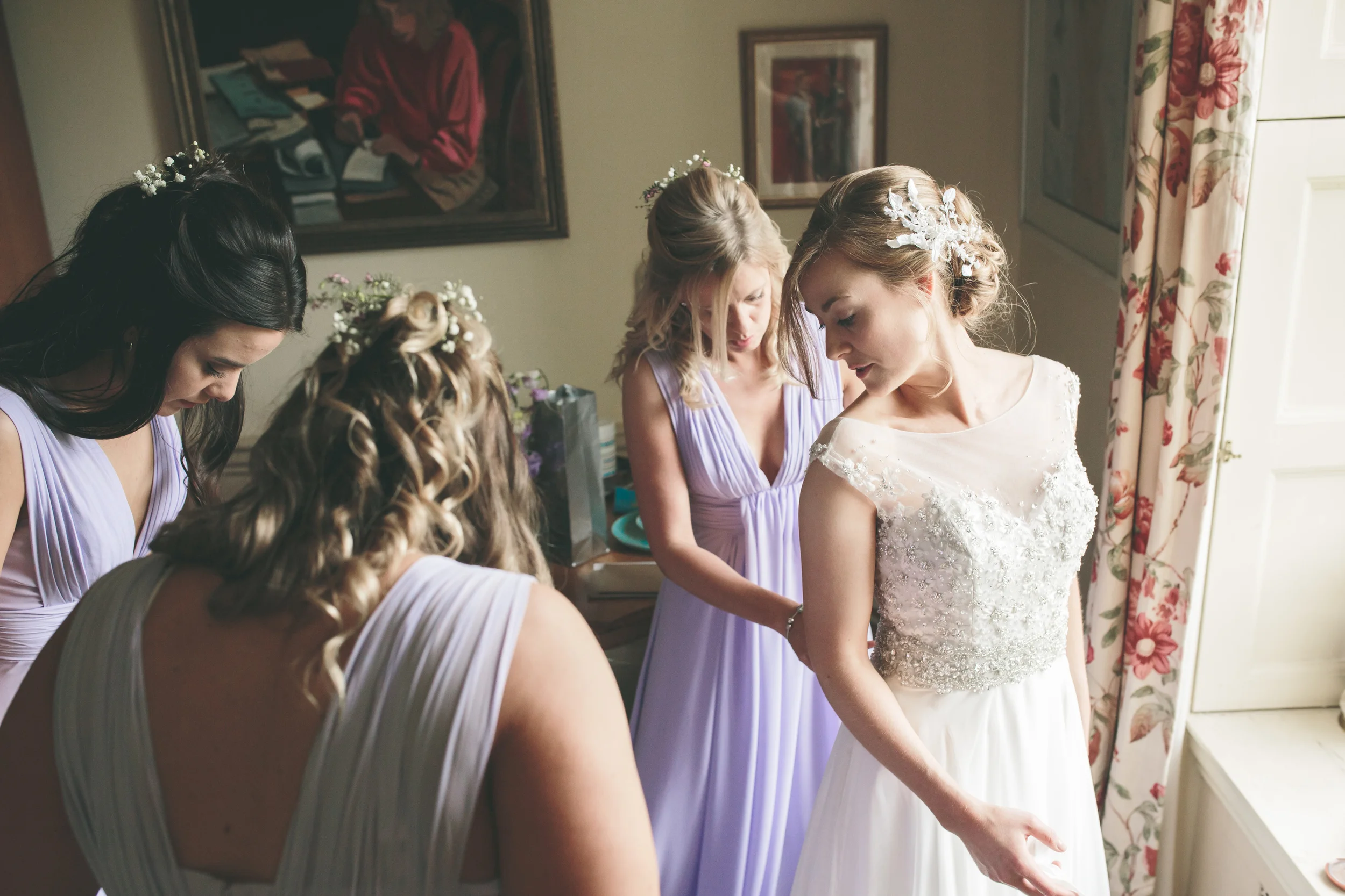 Walcot Hall Bridal Suite UK wedding photographer