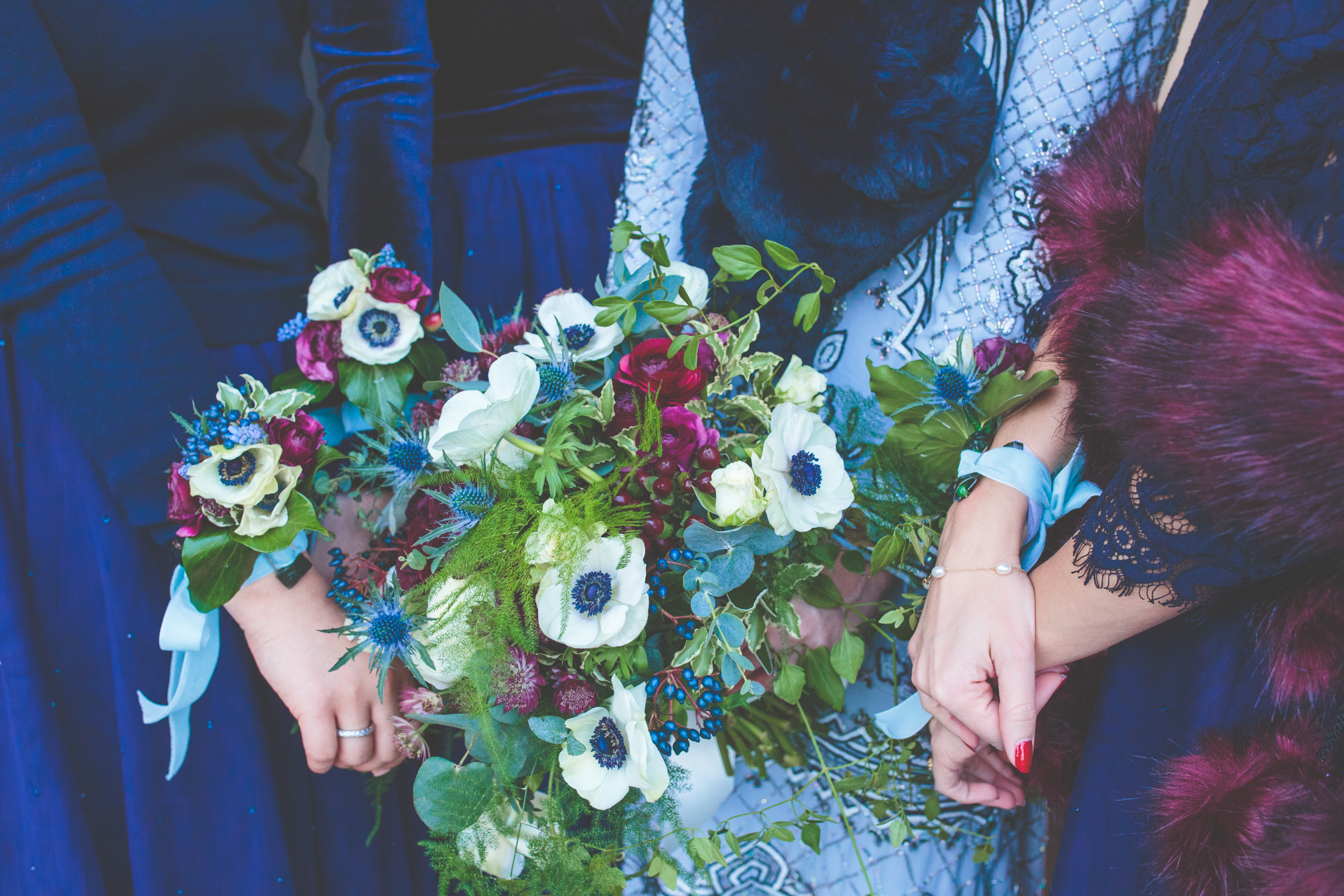 Winter wedding bouquets