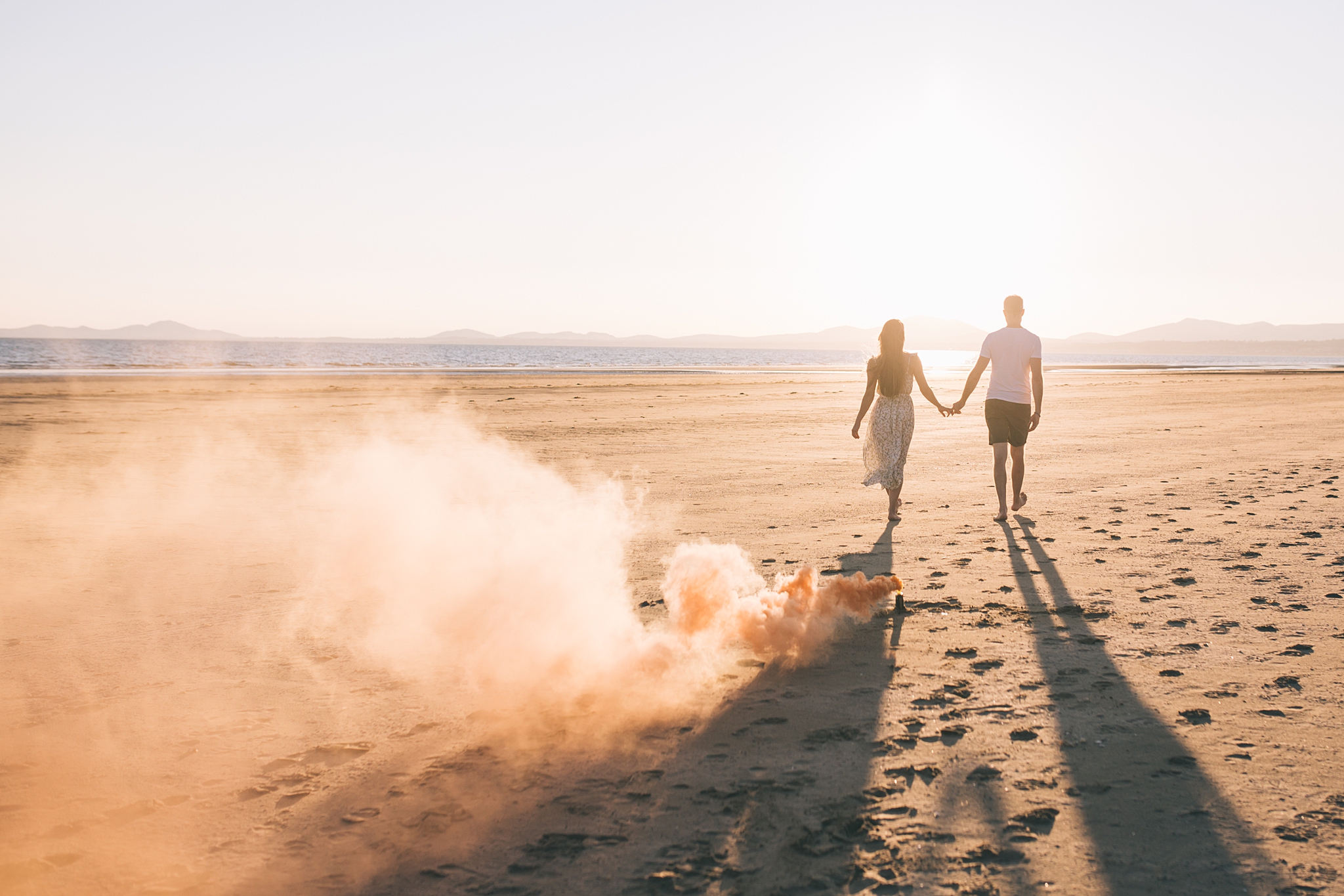 Smoke grenade photoshoot