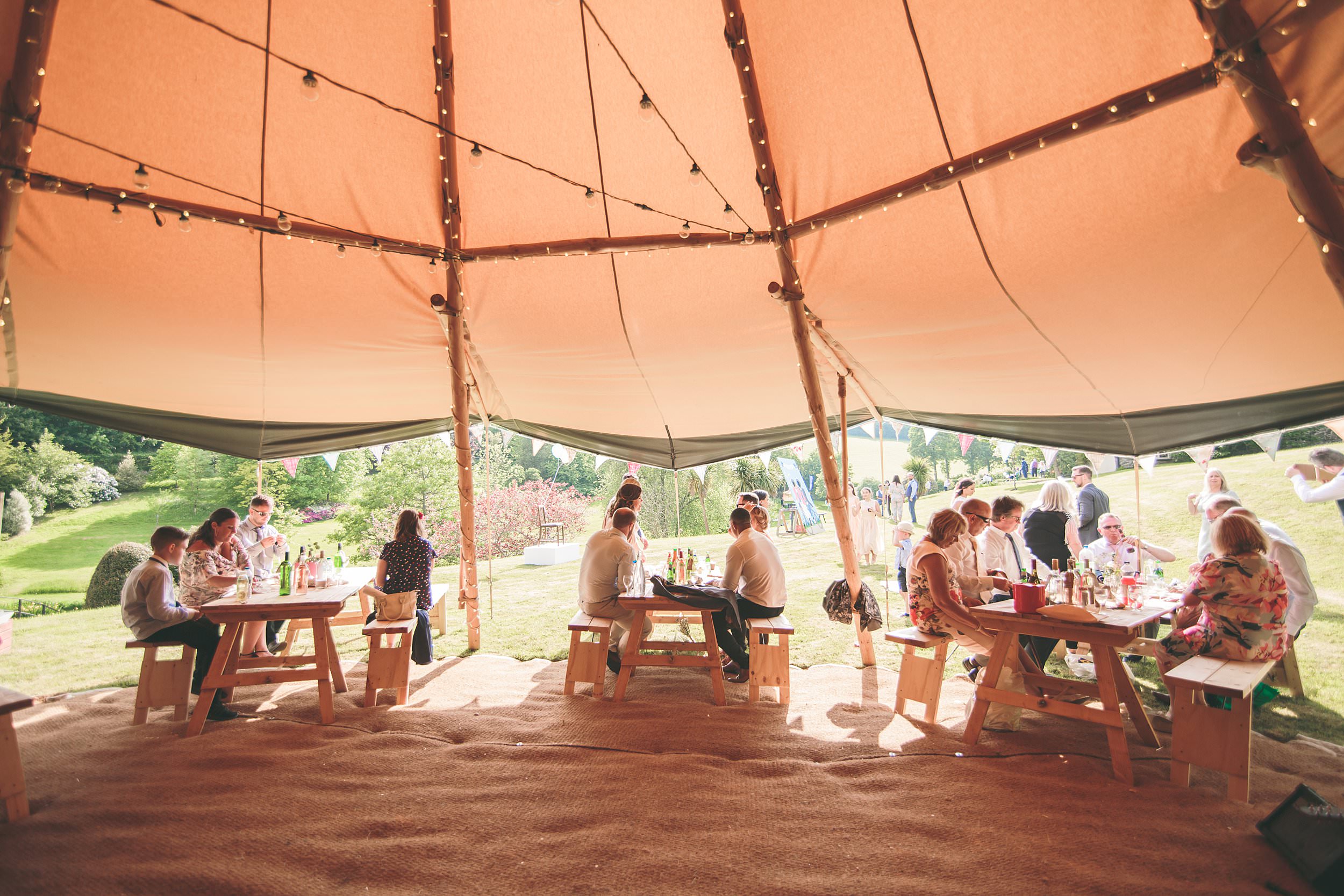 Cornwall Wedding photographer Wild Tipi Cutlinwith Farm