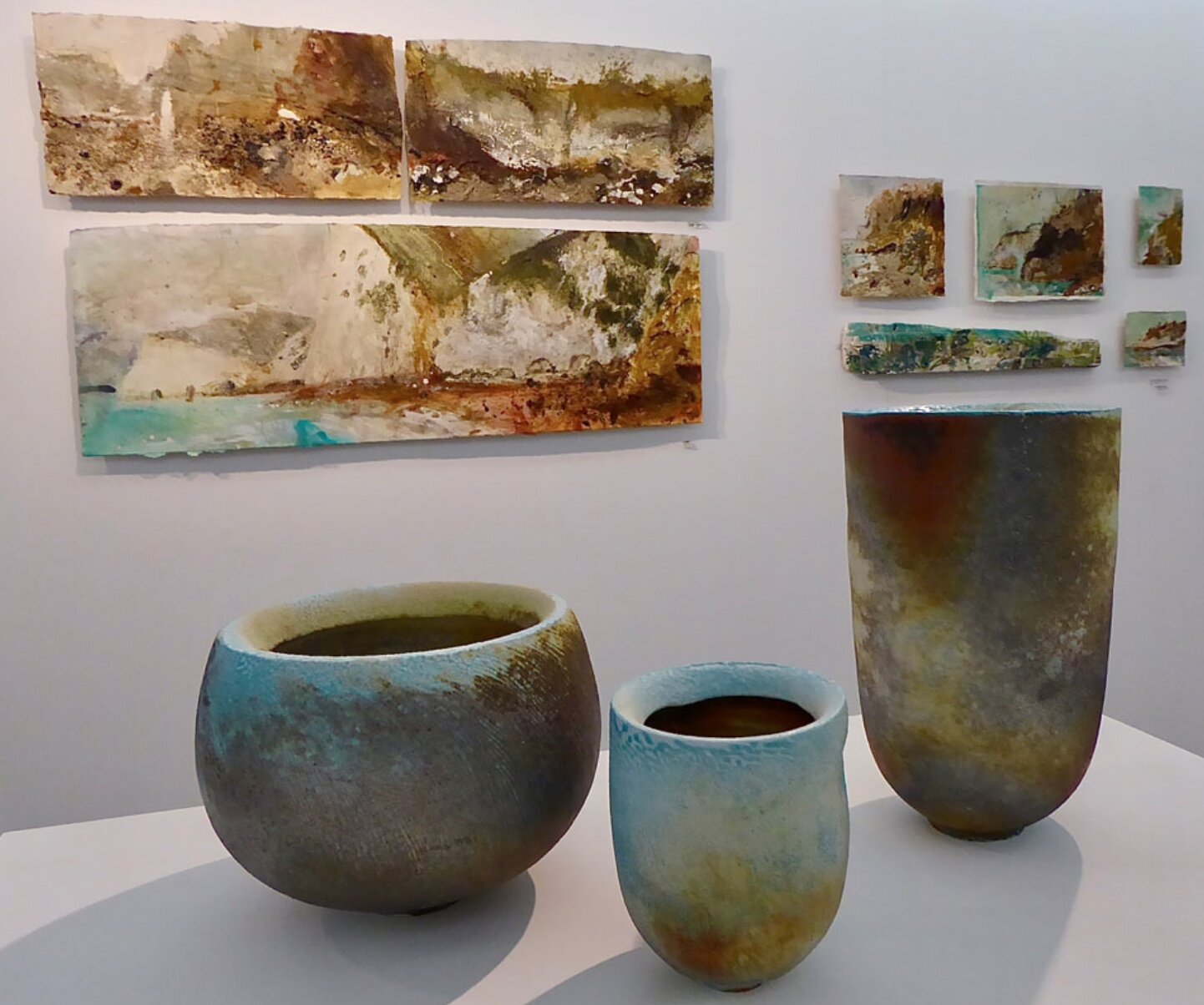 Work by Jack Doherty &amp; Frances Hatch in The Common Ground at the Crafts Study Centre, 2020