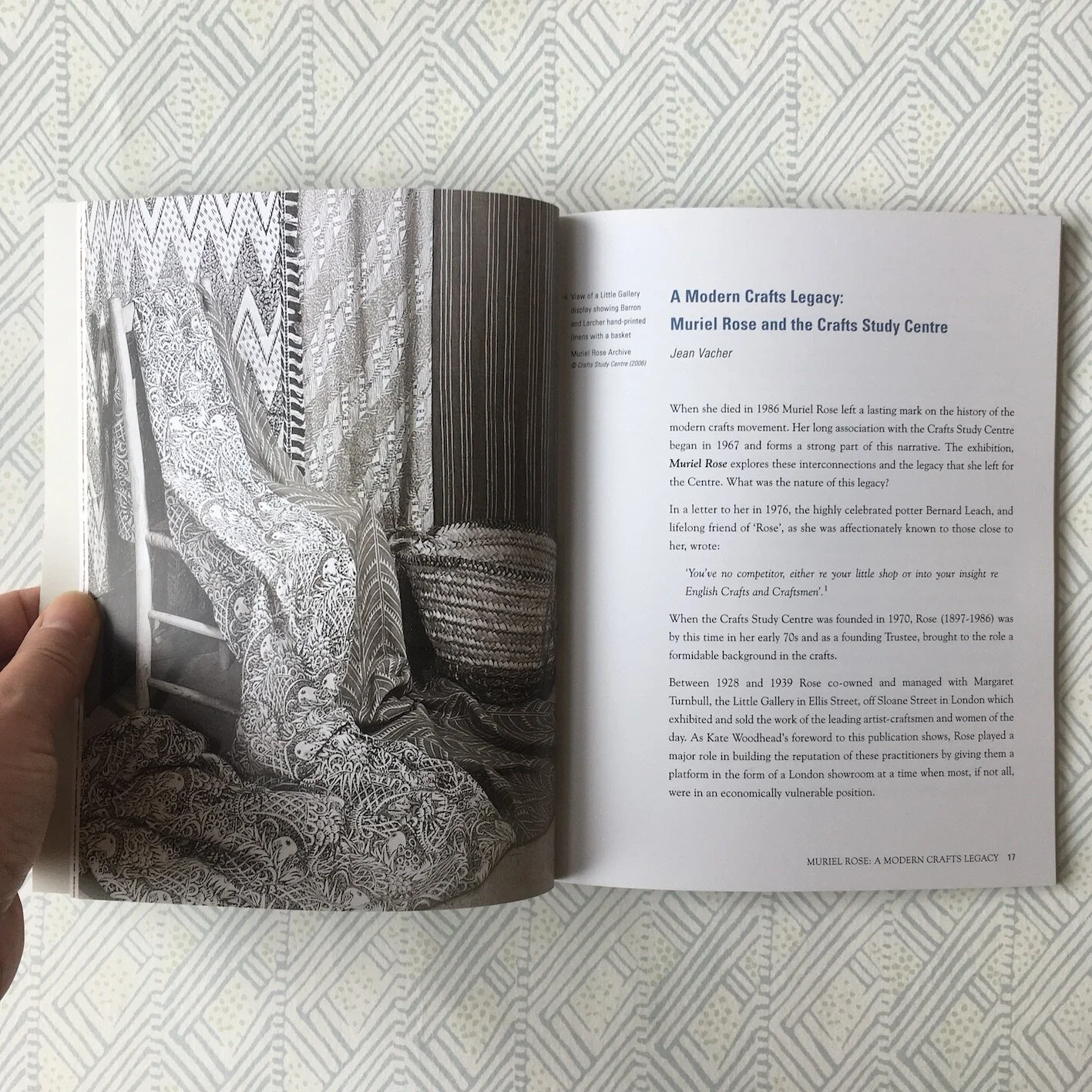 Muriel Rose - A Modern Crafts Legacy - Inside