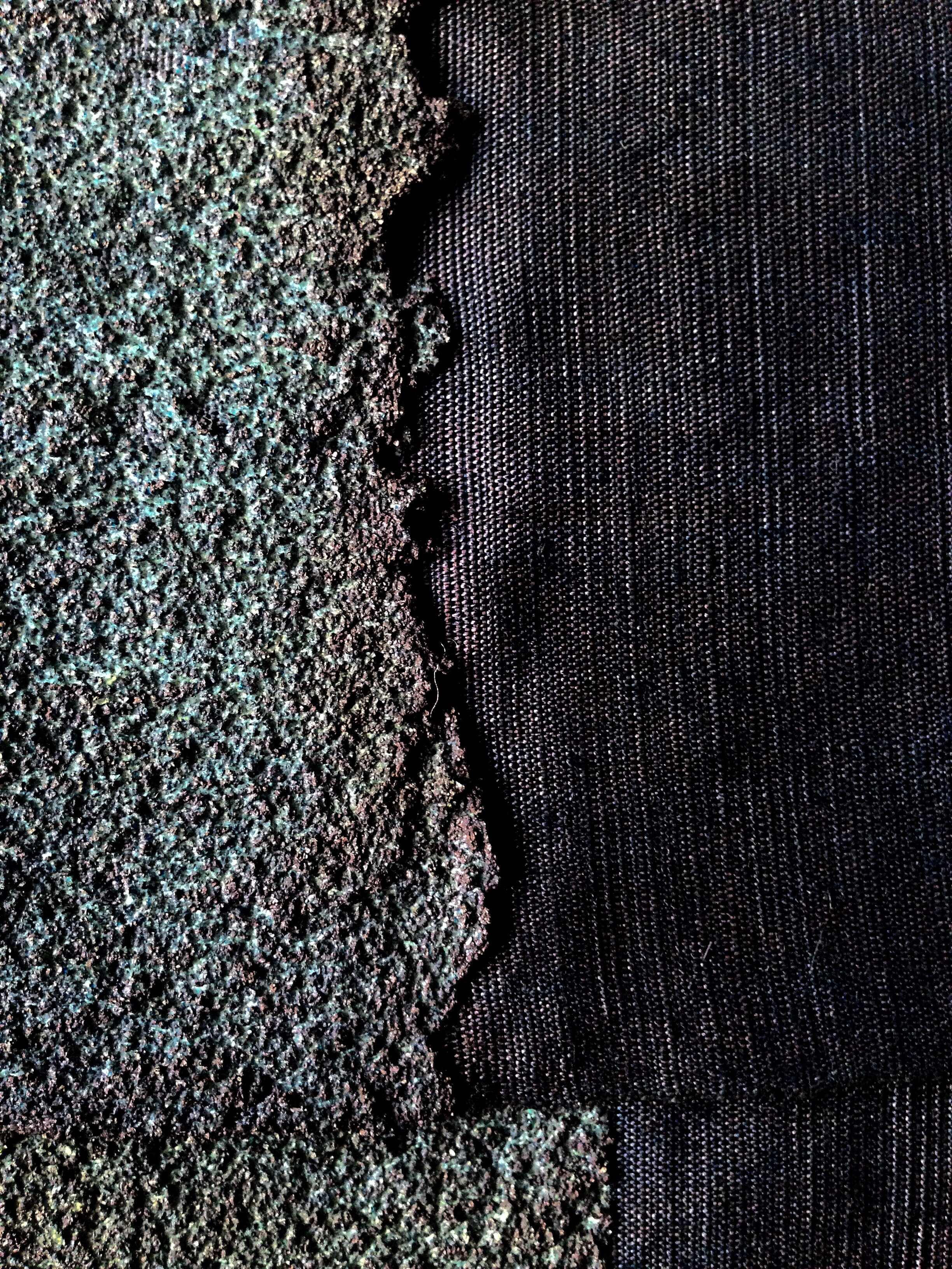 Linda Brassington, 'Encrusted' (2016), indigo over pumice and acrylic on cotton.jpeg