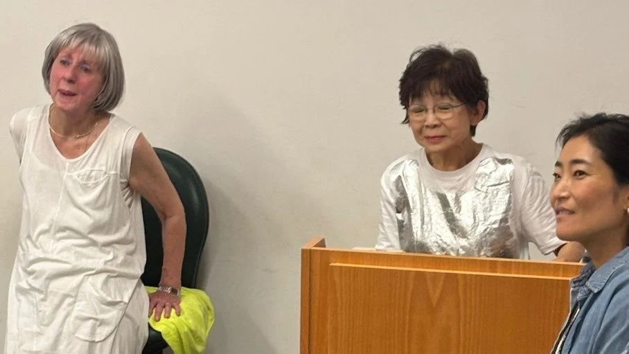We were delighted to host a lunchtime talk by the internationally renowned Japanese textile artist @aganomachiko this week.

Machiko is in the UK to install her work in the exhibition Hear My Voice running at @westhorsleyplace 4th August to 4th Octob