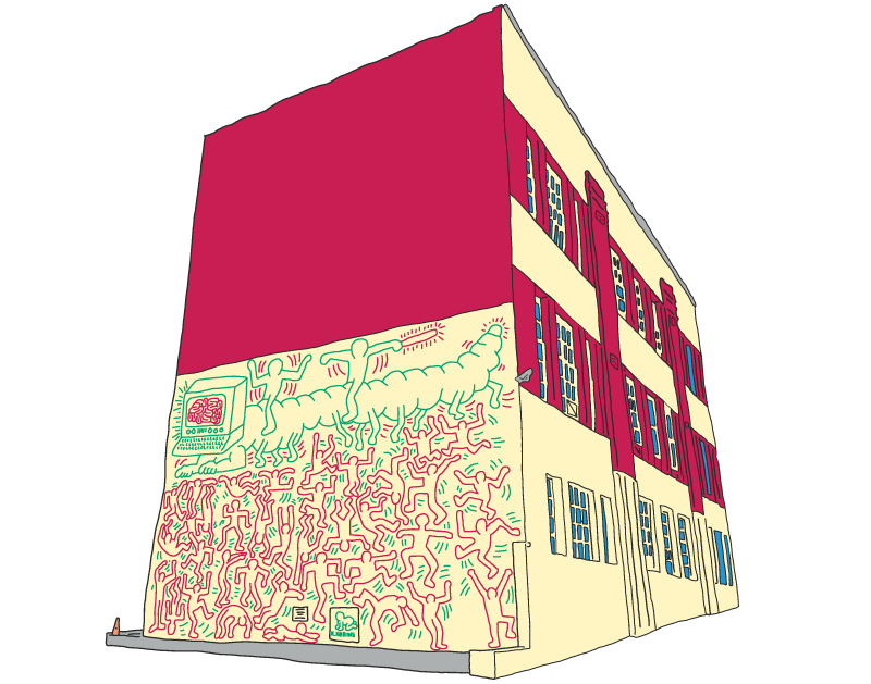 Keith Haring Mural