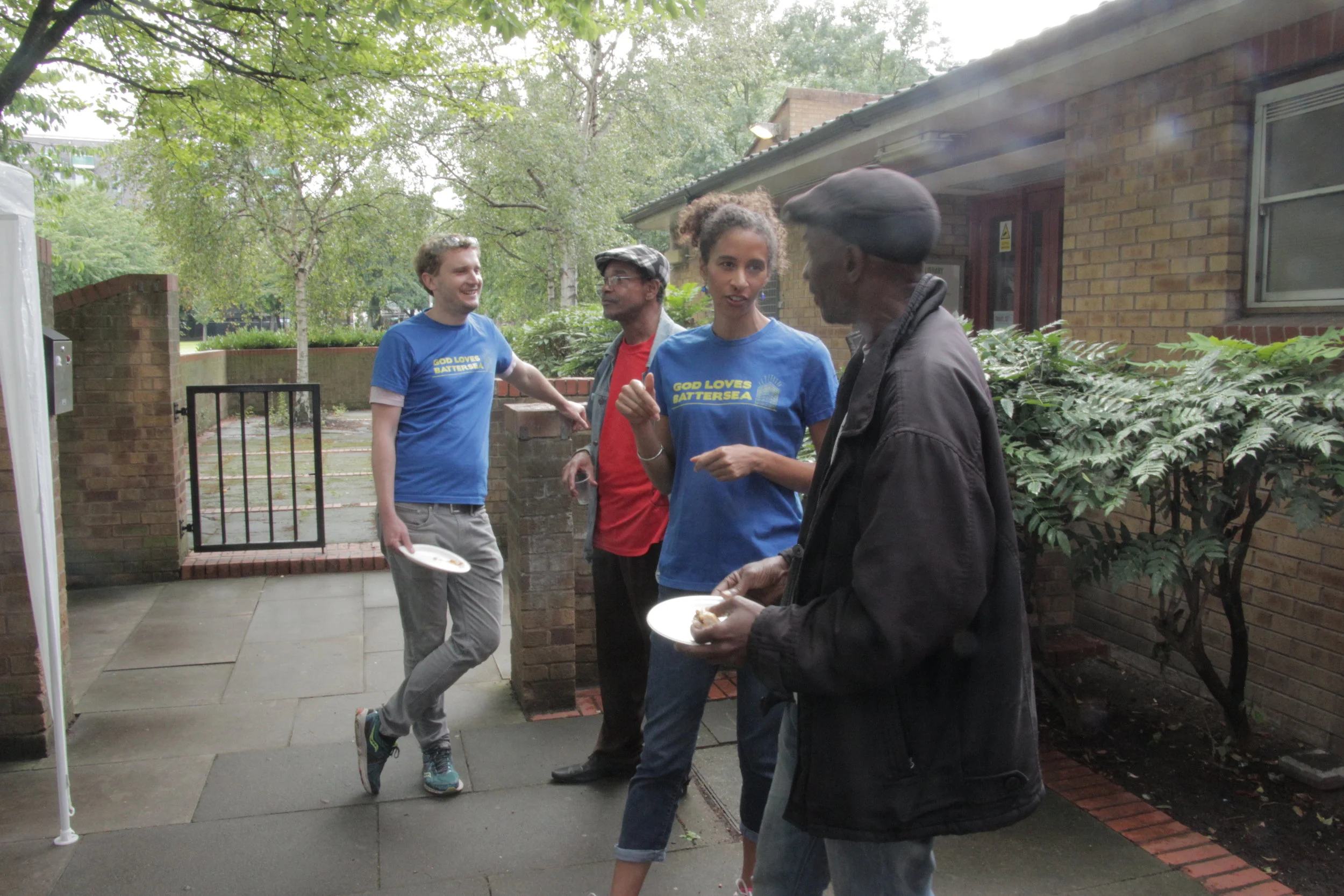 Praying at God Loves Battersea