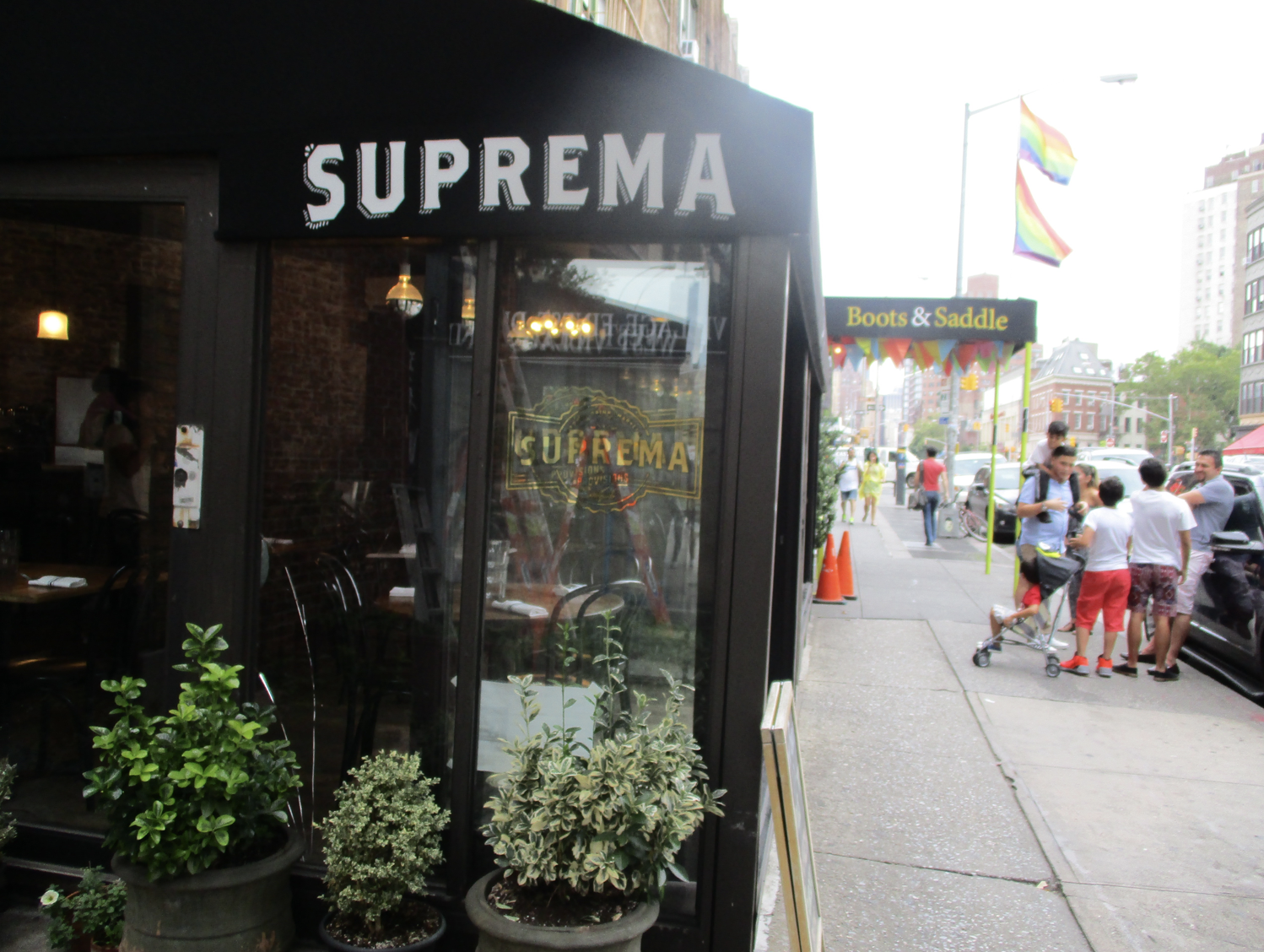 uprema storefront on Bleeker Street