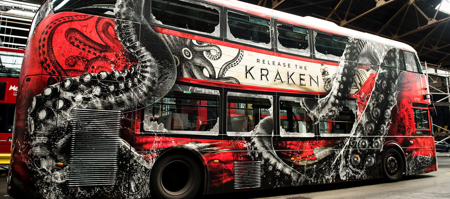 Kraken Rum Bus — Oink Creative