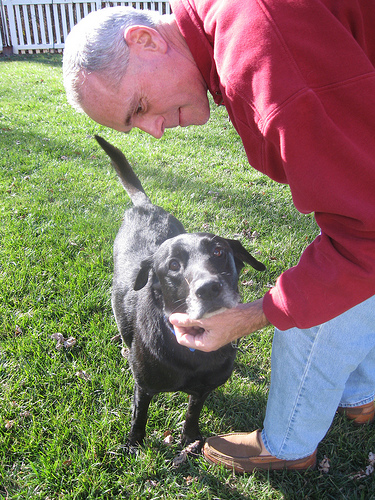 Dec 31, 2008. Don and Buddy meeting for the first time. Even then I thought to take pictures of the moment.
