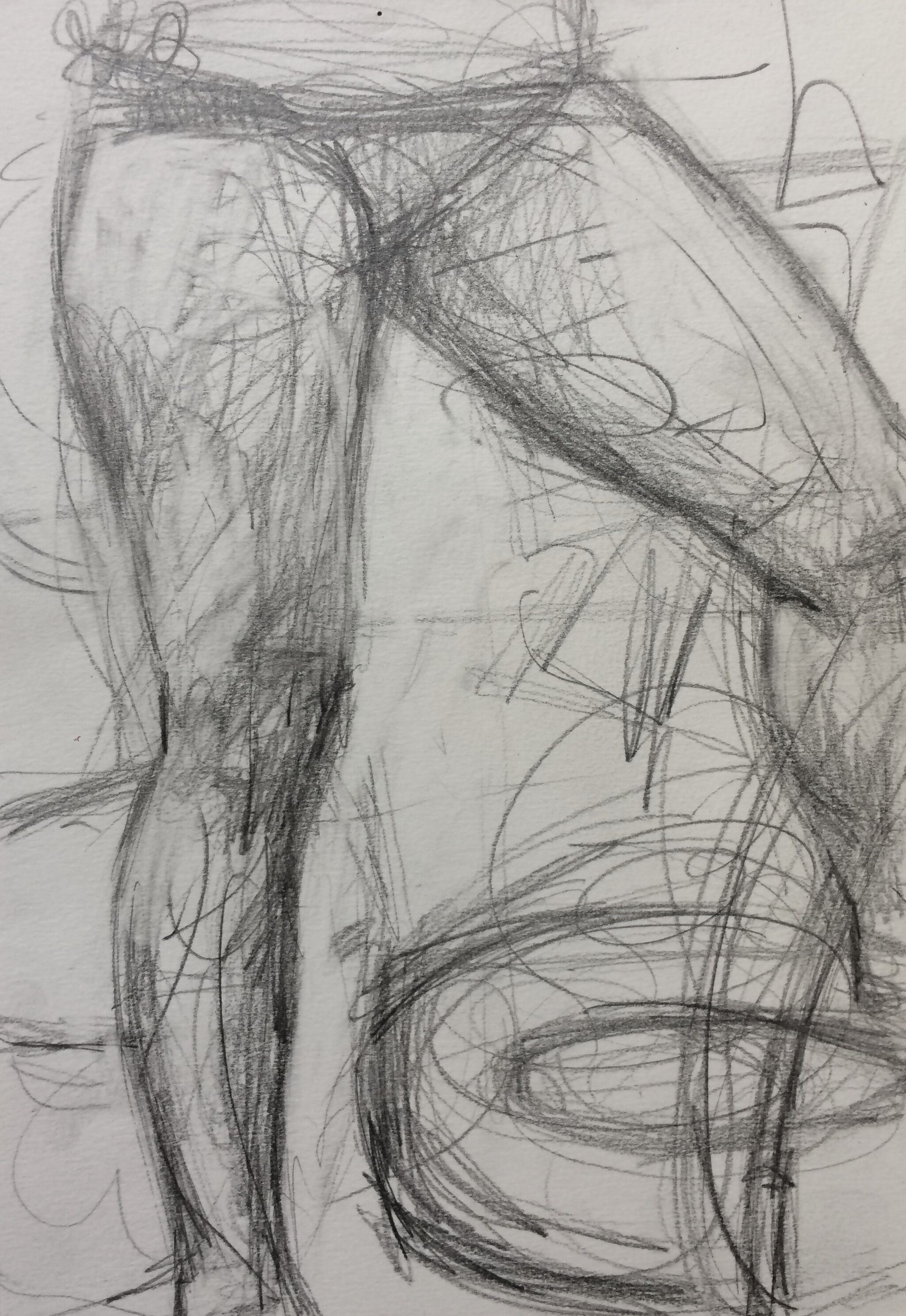  Graphite on paper,   12 x 9,”  2017 